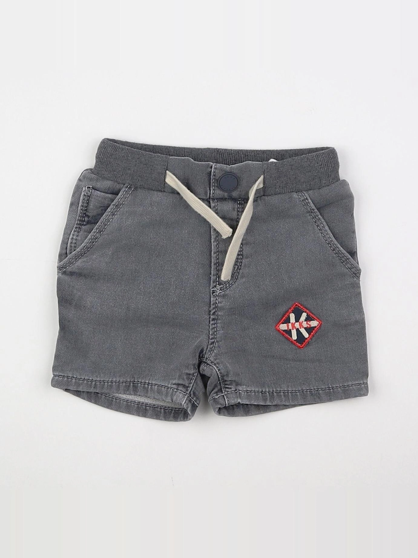 IKKS - short gris - 6 mois