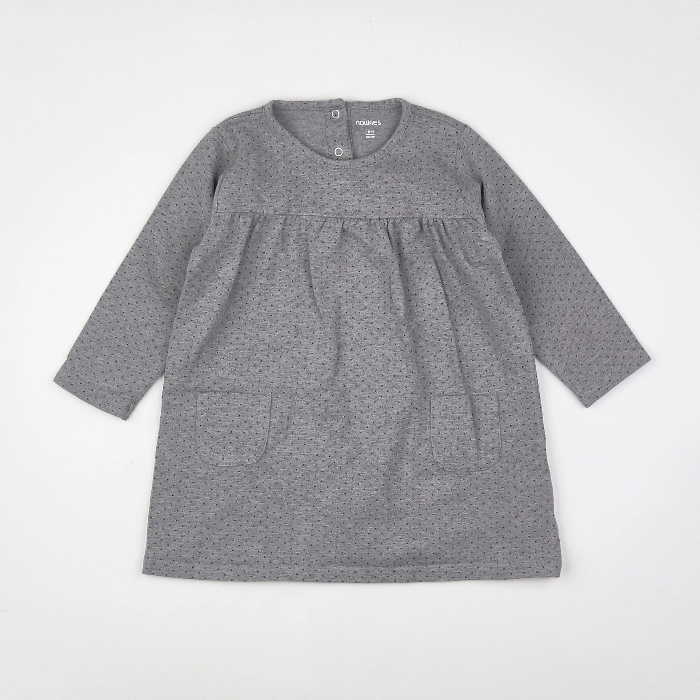 Noukie's - robe gris - 18 mois