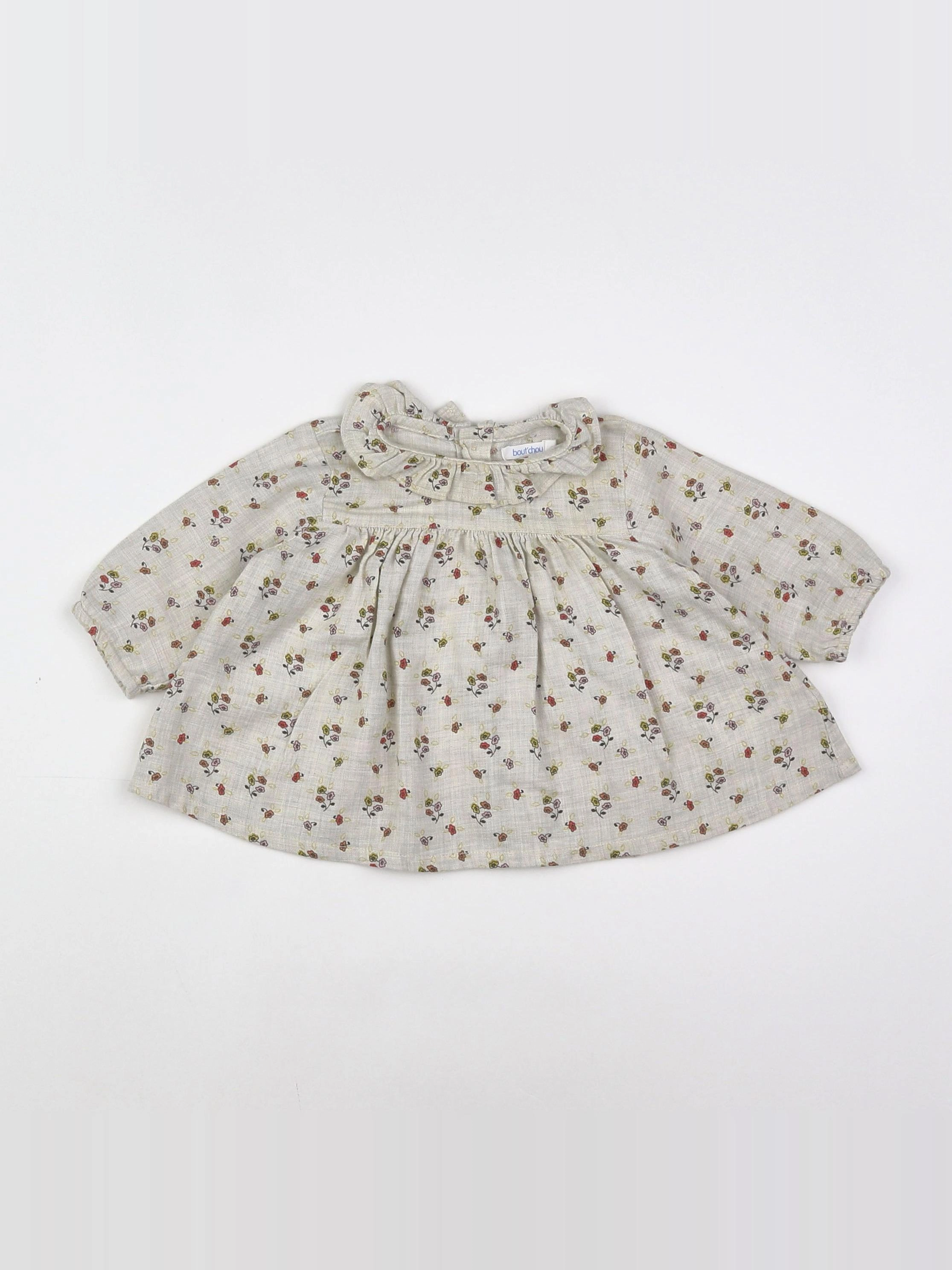 Boutchou - robe multicolore - 3 mois