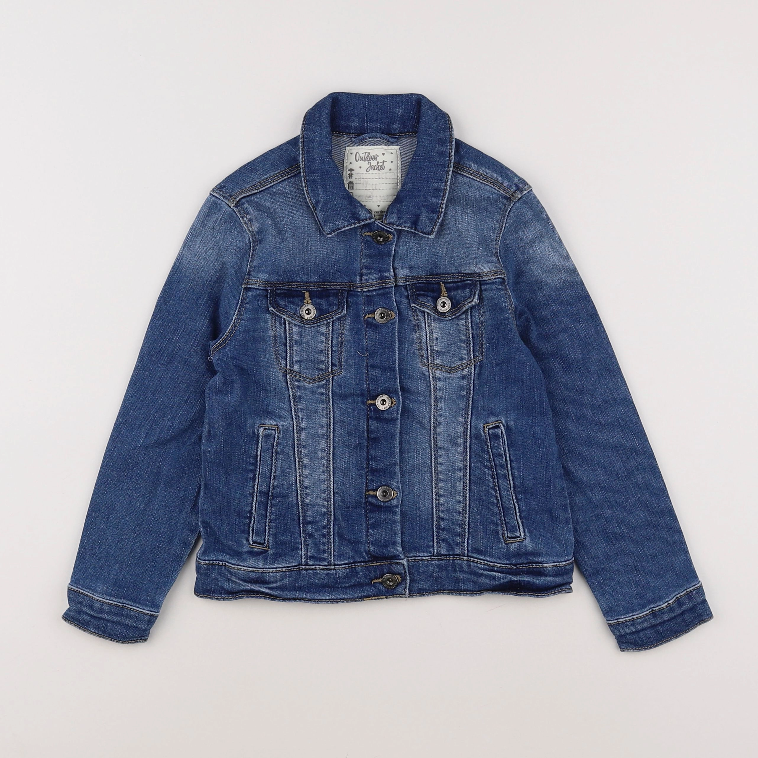 Vertbaudet - veste bleu - 6 ans