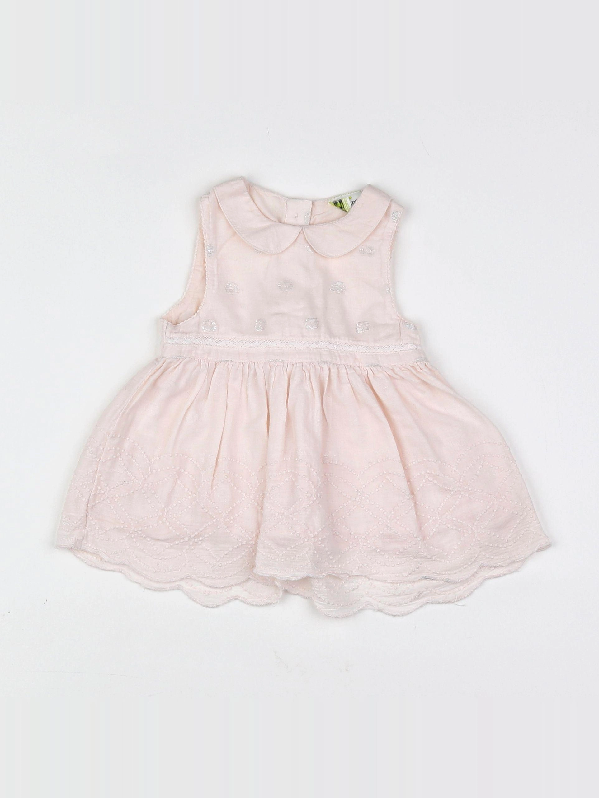 Tape à l'oeil - robe rose - 3 mois