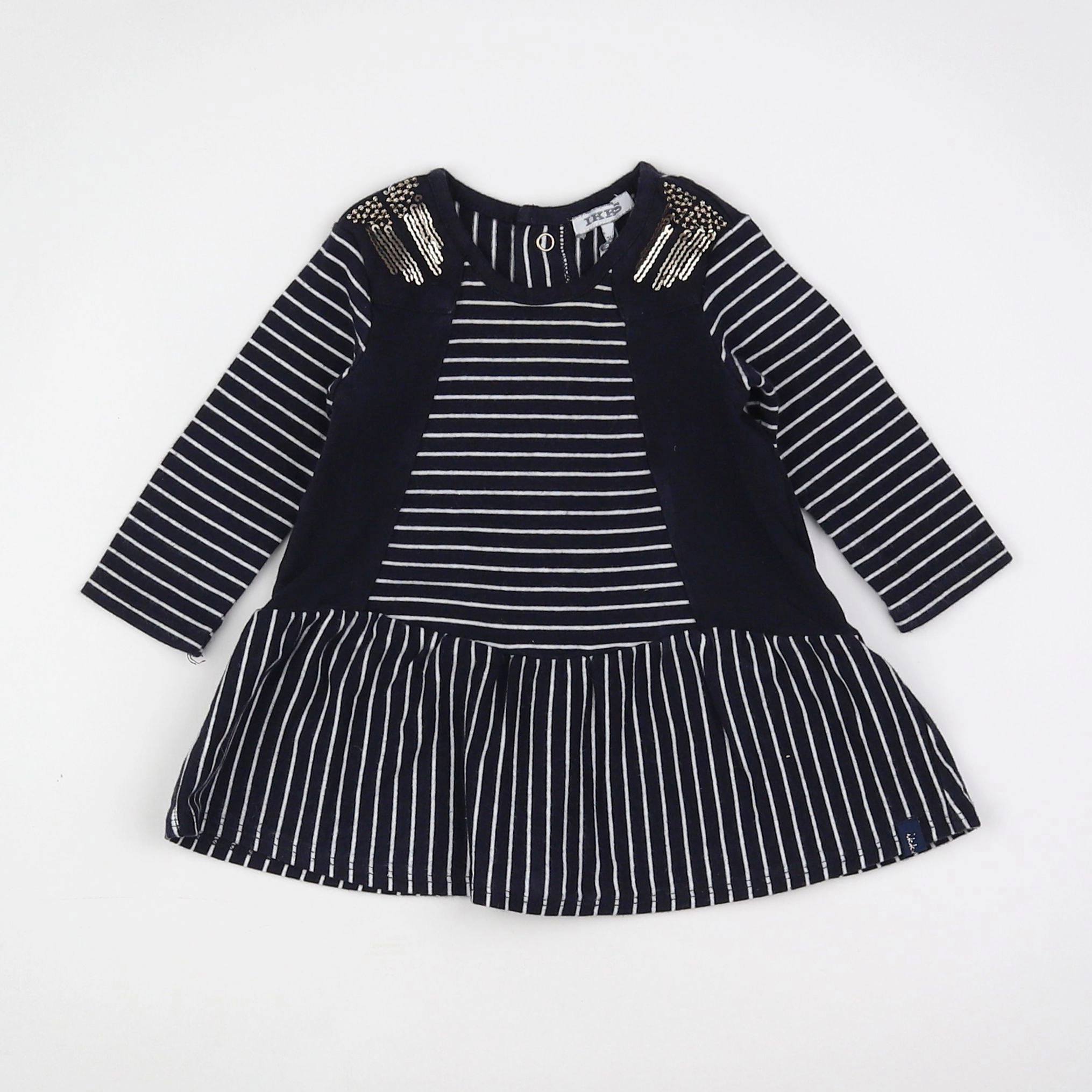 IKKS - robe noir, blanc - 3 mois
