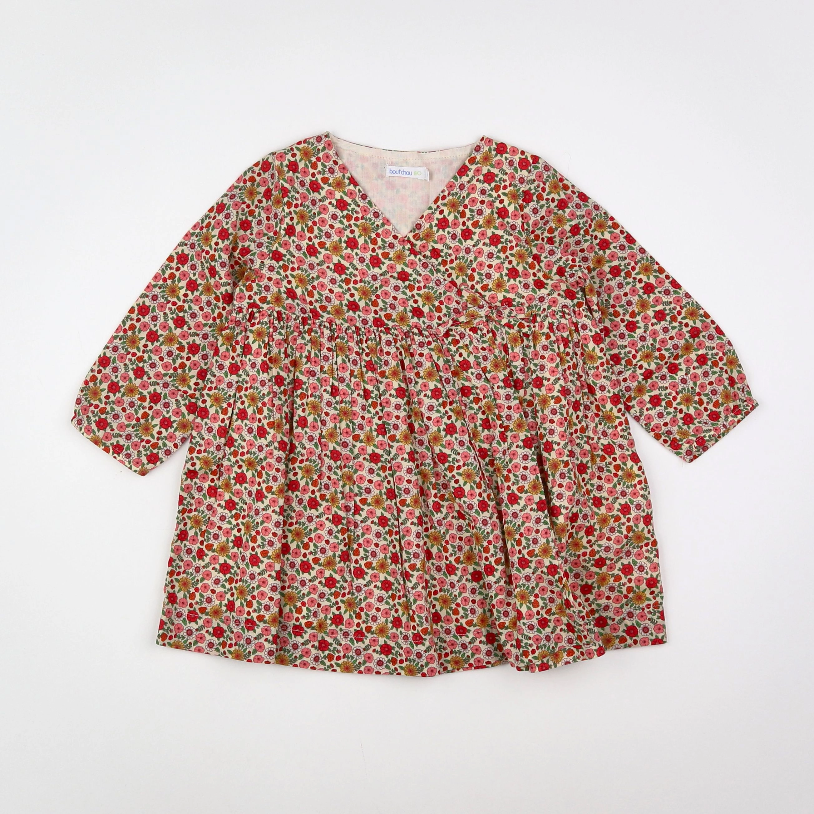 Boutchou - robe multicolore - 12 mois