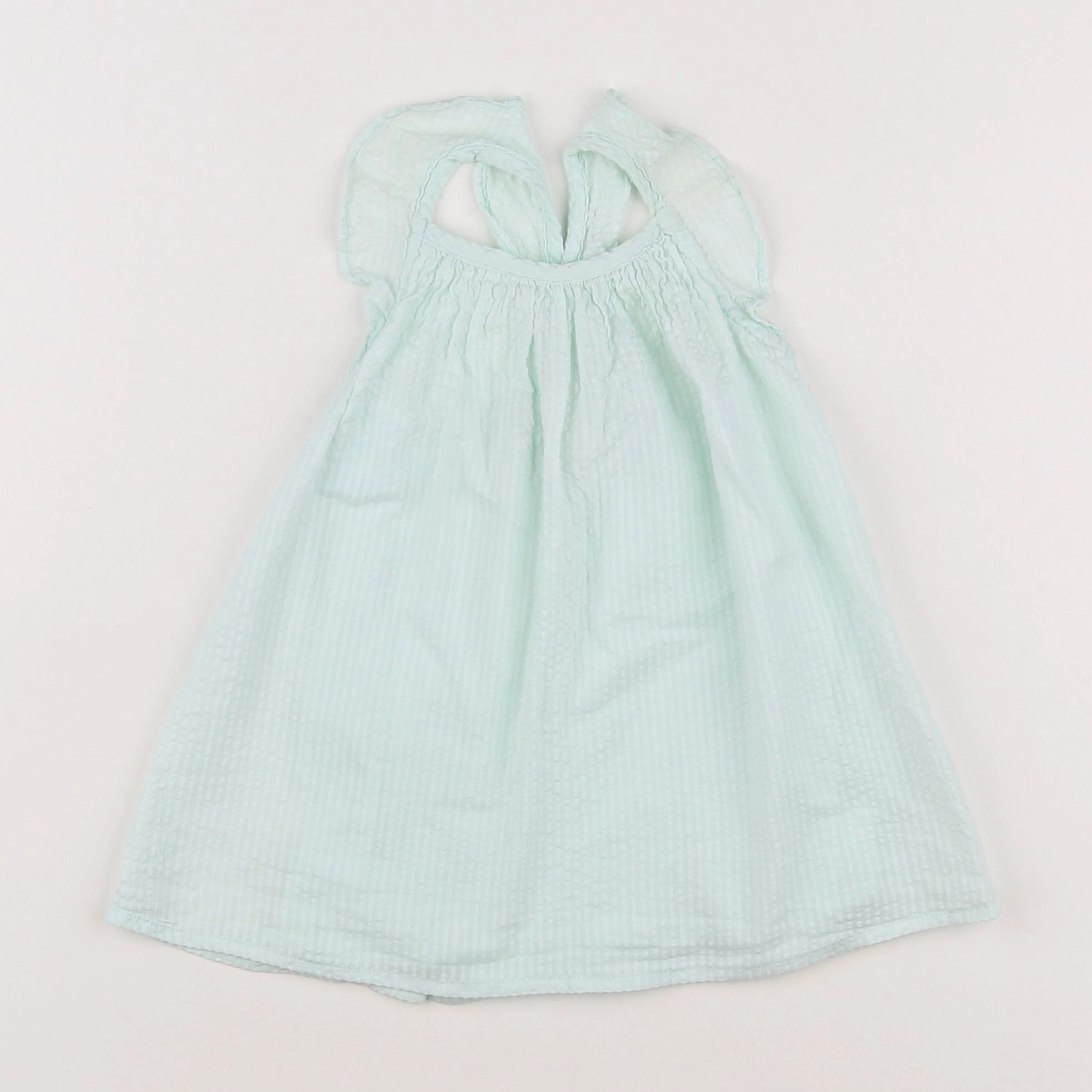 Tape à l'oeil - robe vert - 9 mois