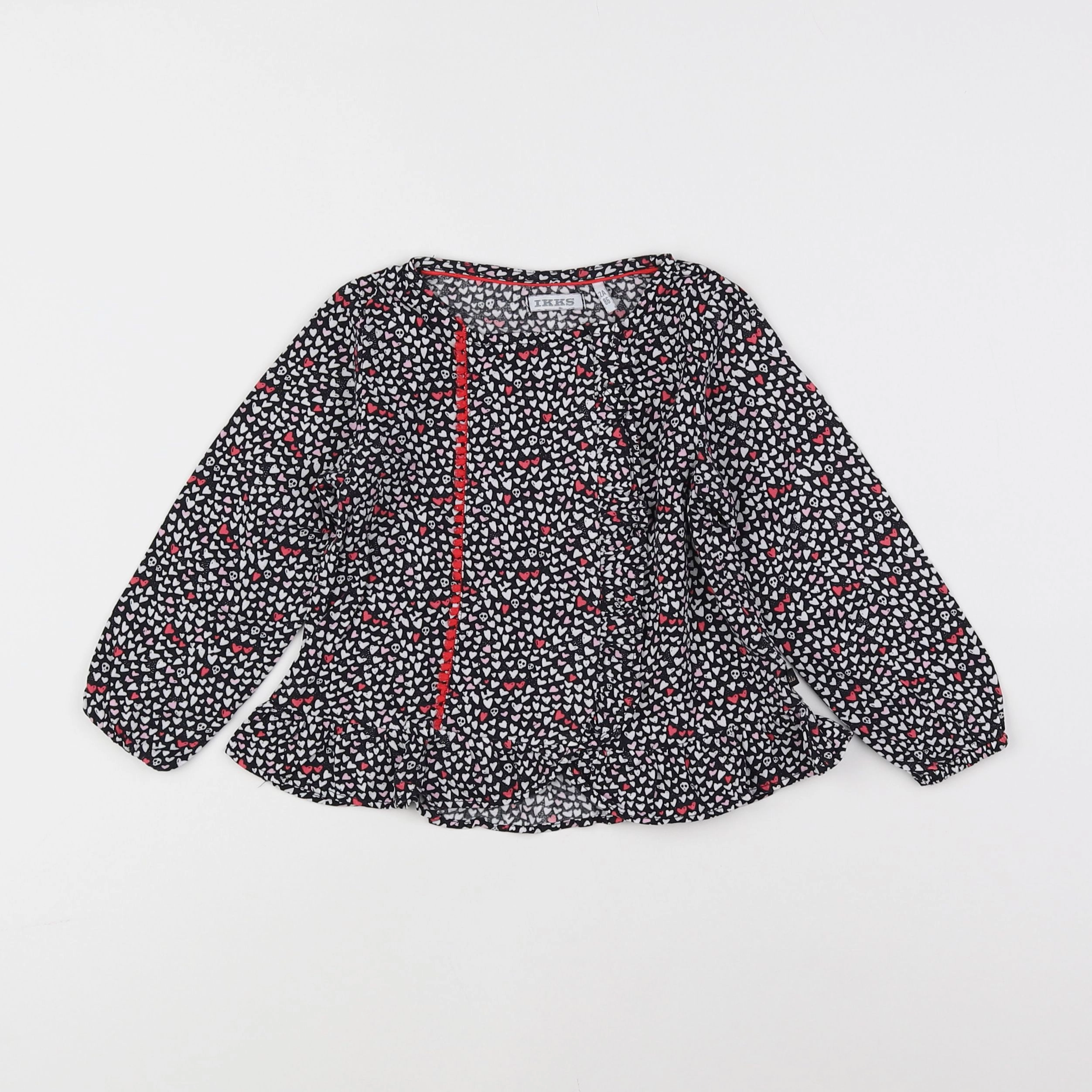IKKS - blouse noir - 2 ans