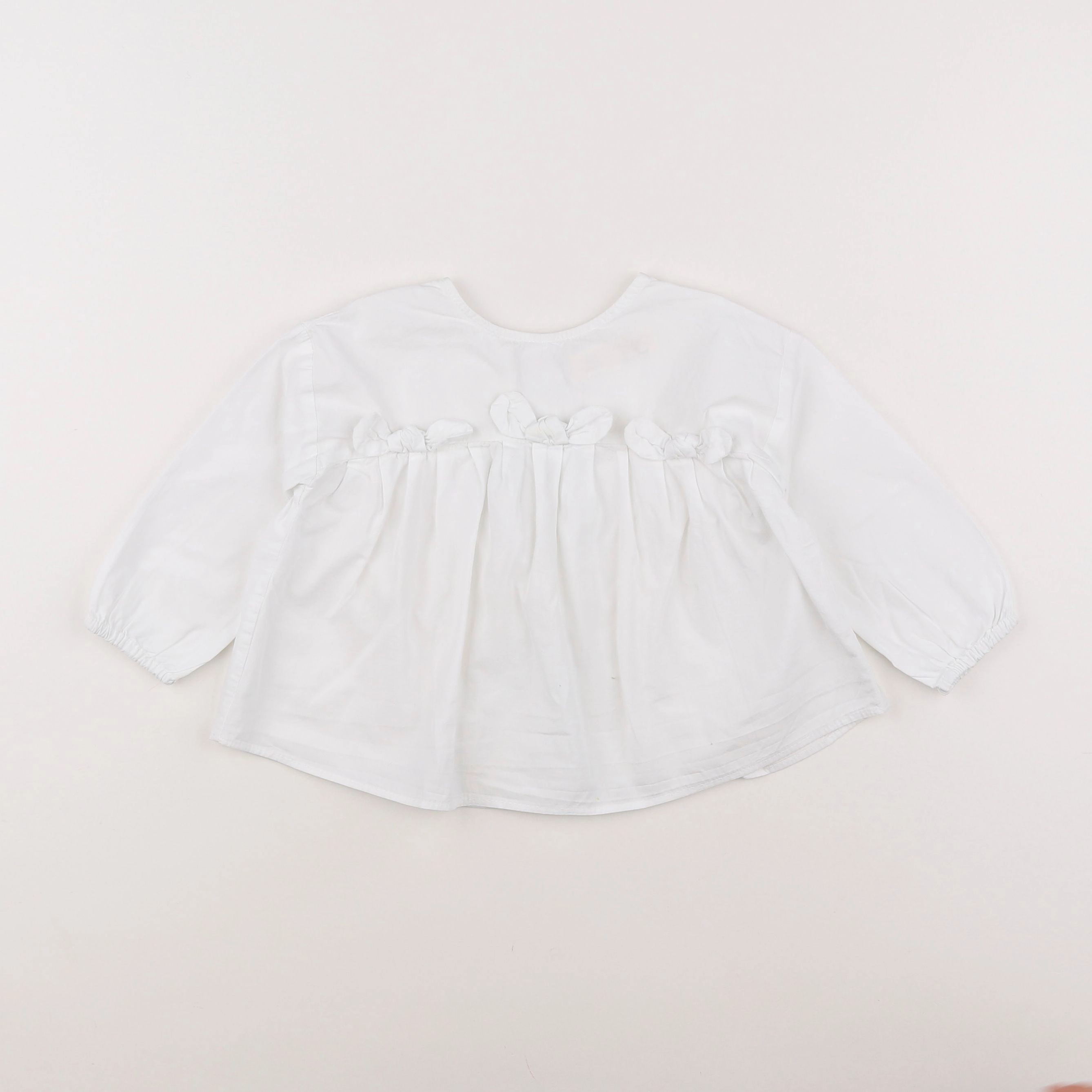 Zara - blouse blanc - 12/18 mois