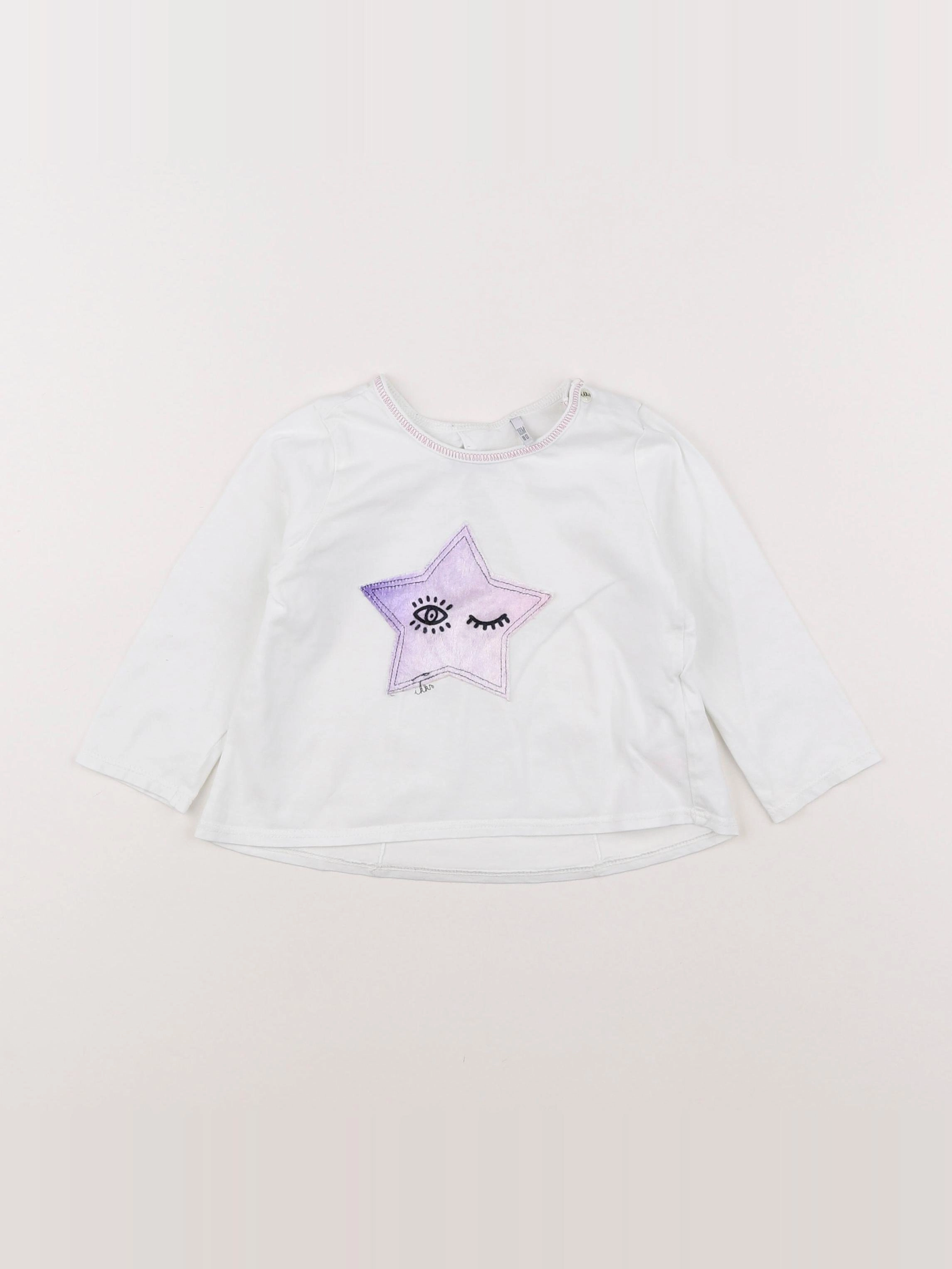 IKKS - tee-shirt blanc - 18 mois