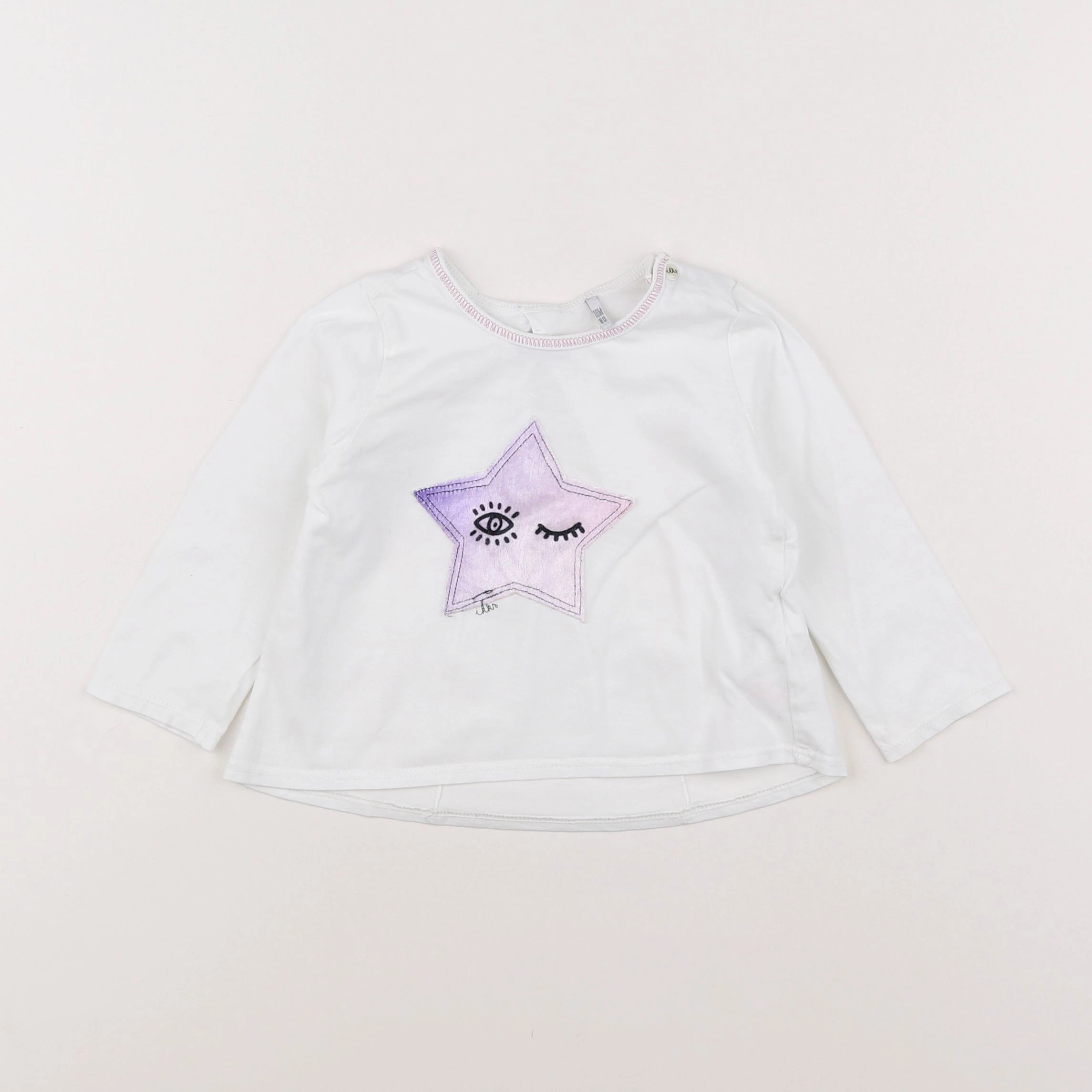 IKKS - tee-shirt blanc - 18 mois