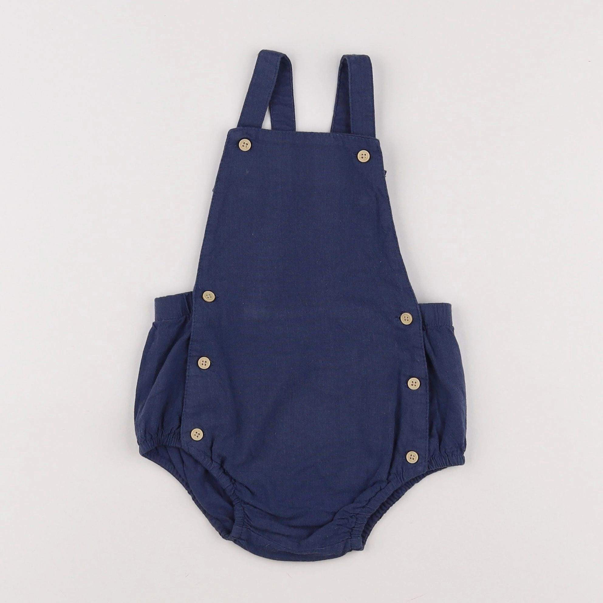 Vertbaudet - salopette bleu - 12 mois