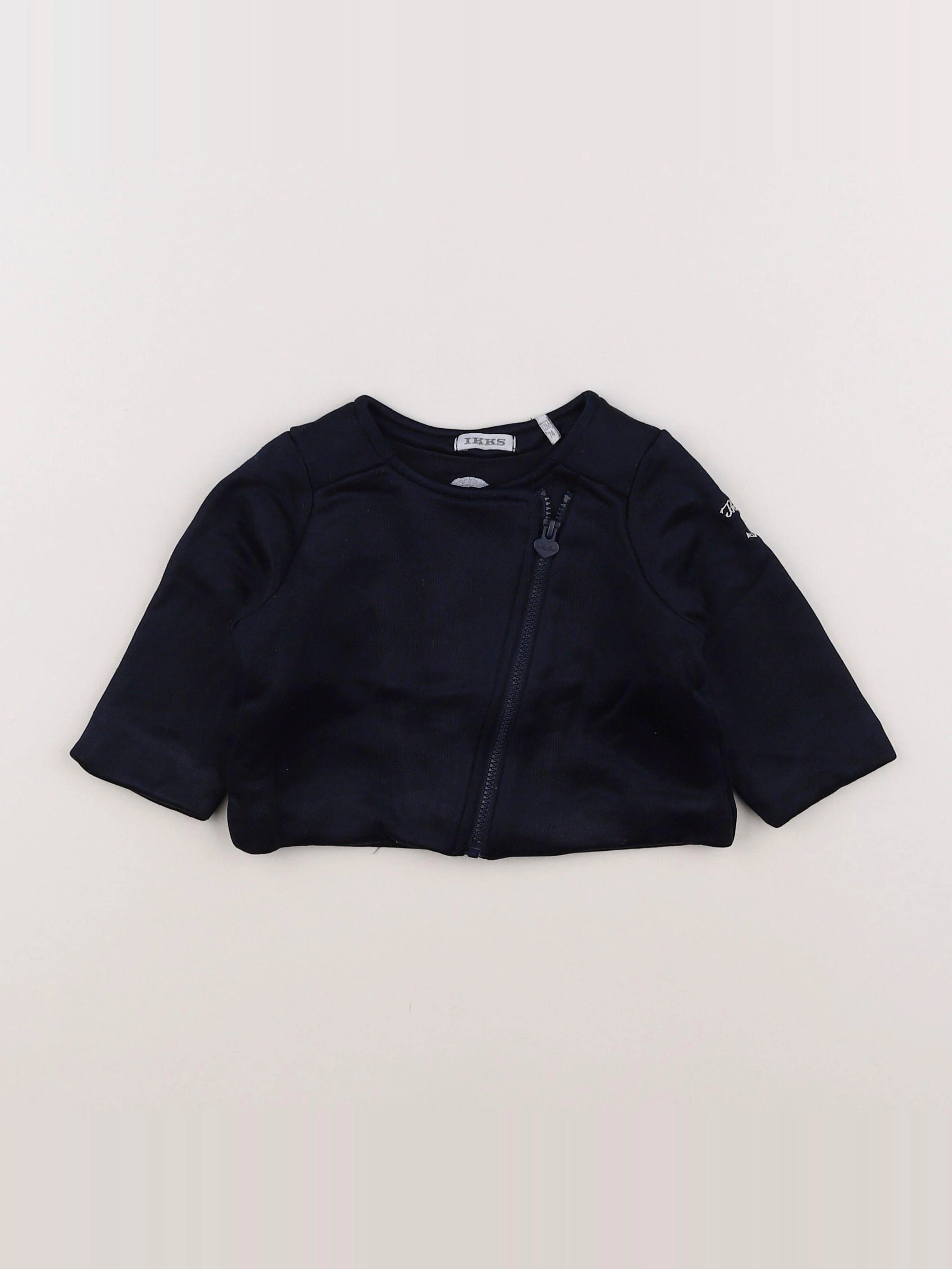 IKKS - sweat bleu - 12 mois