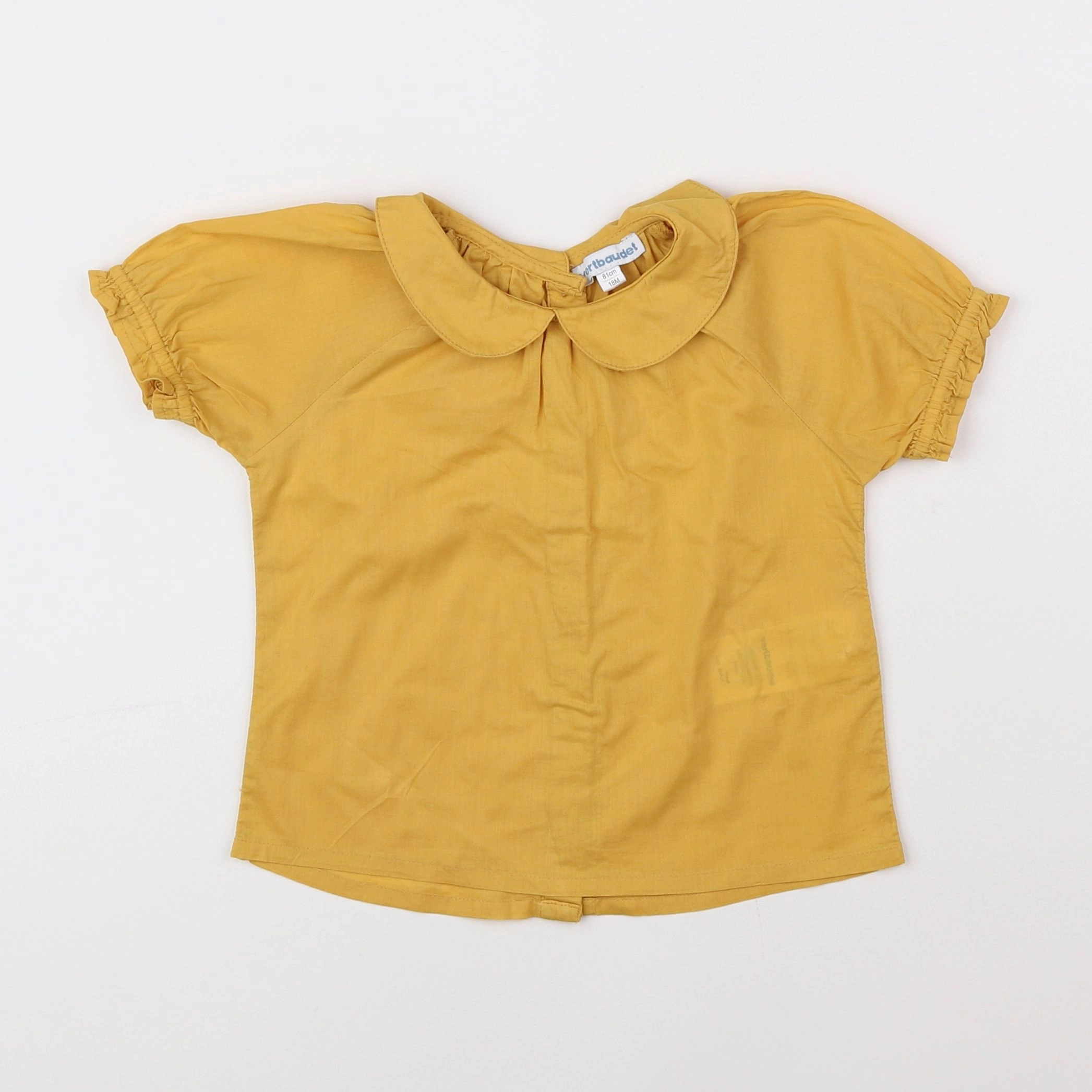 Vertbaudet - blouse jaune - 18 mois