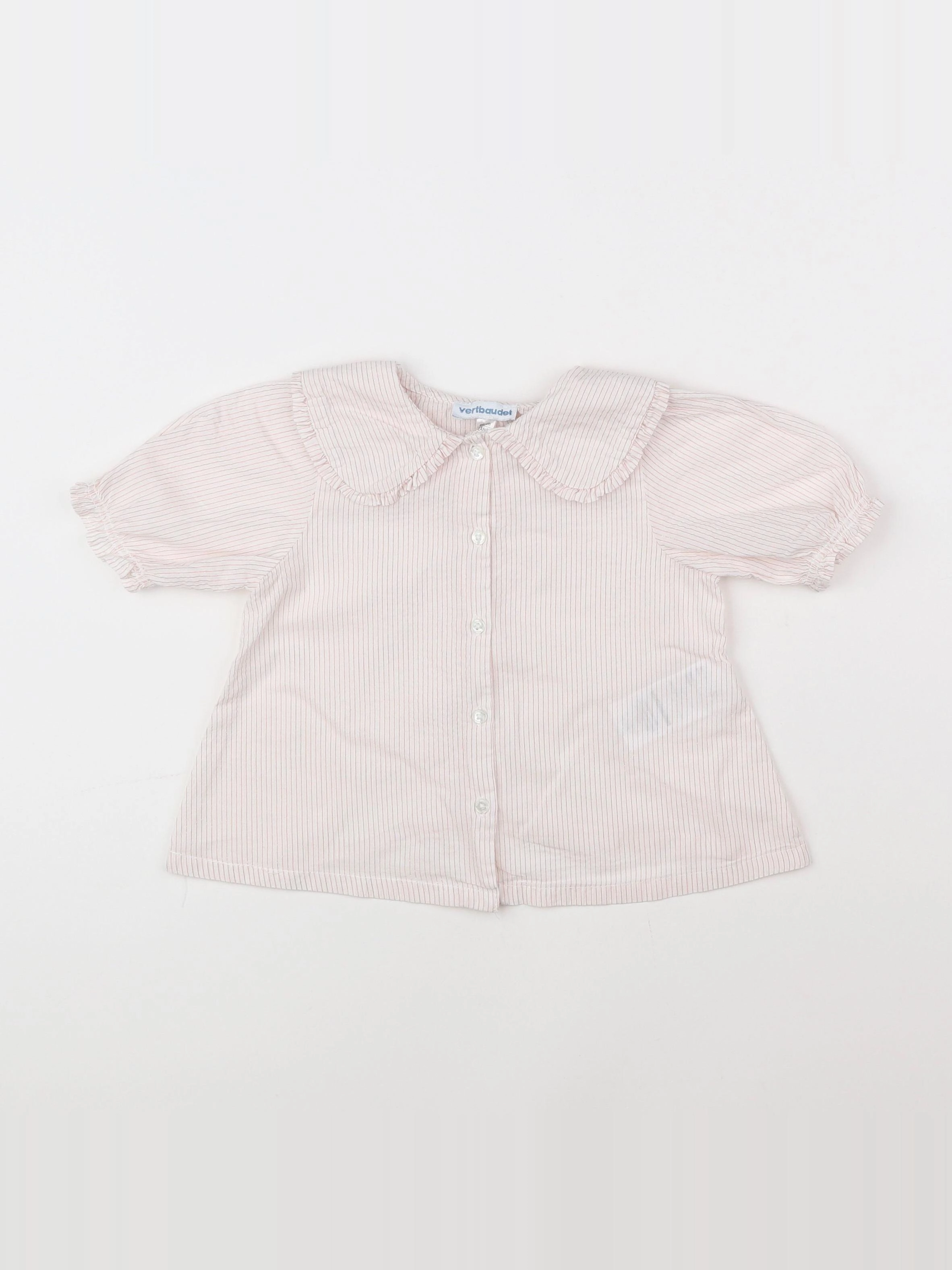 Vertbaudet - blouse blanc - 2 ans