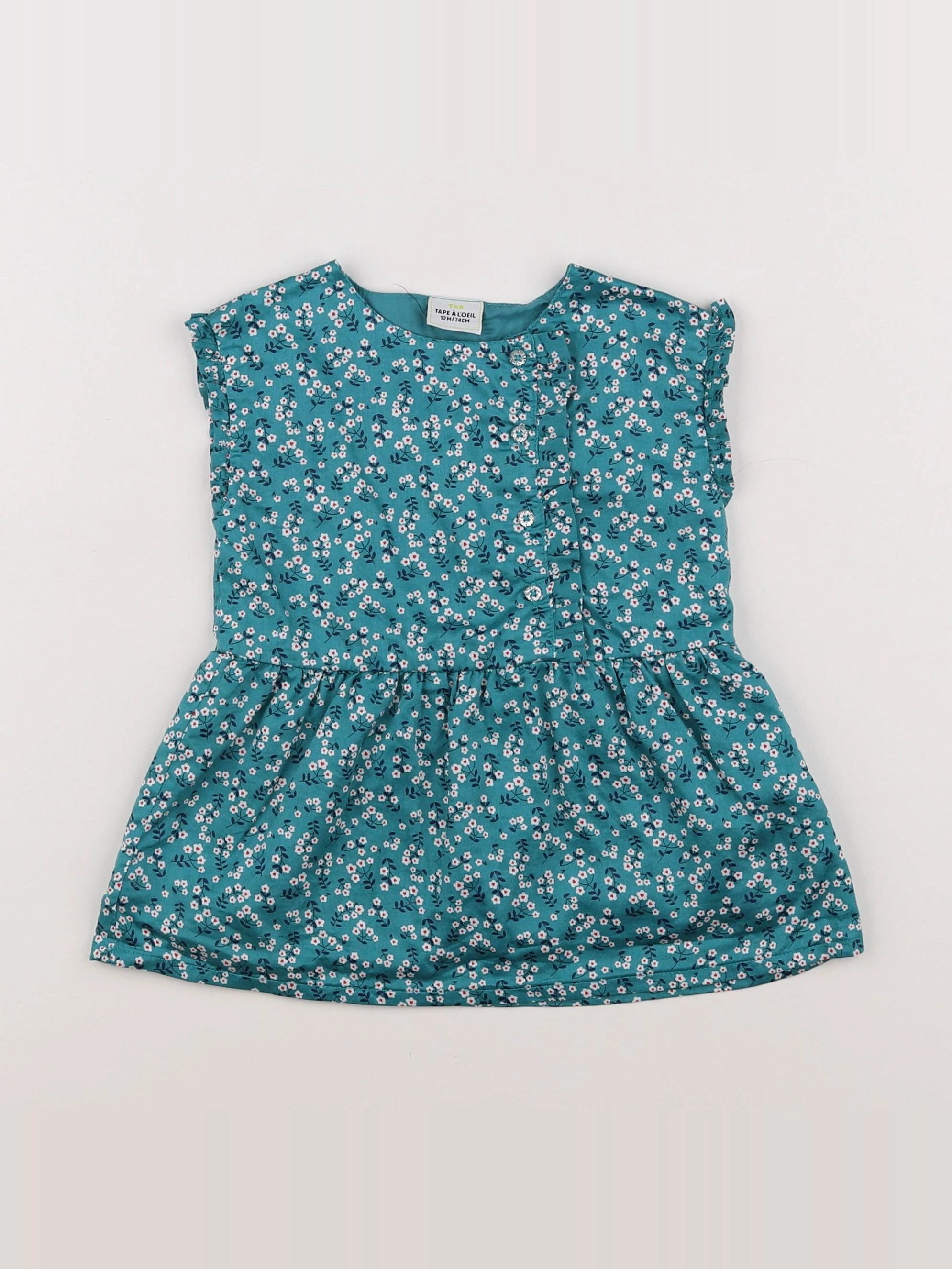 Tape à l'oeil - robe multicolore - 12 mois
