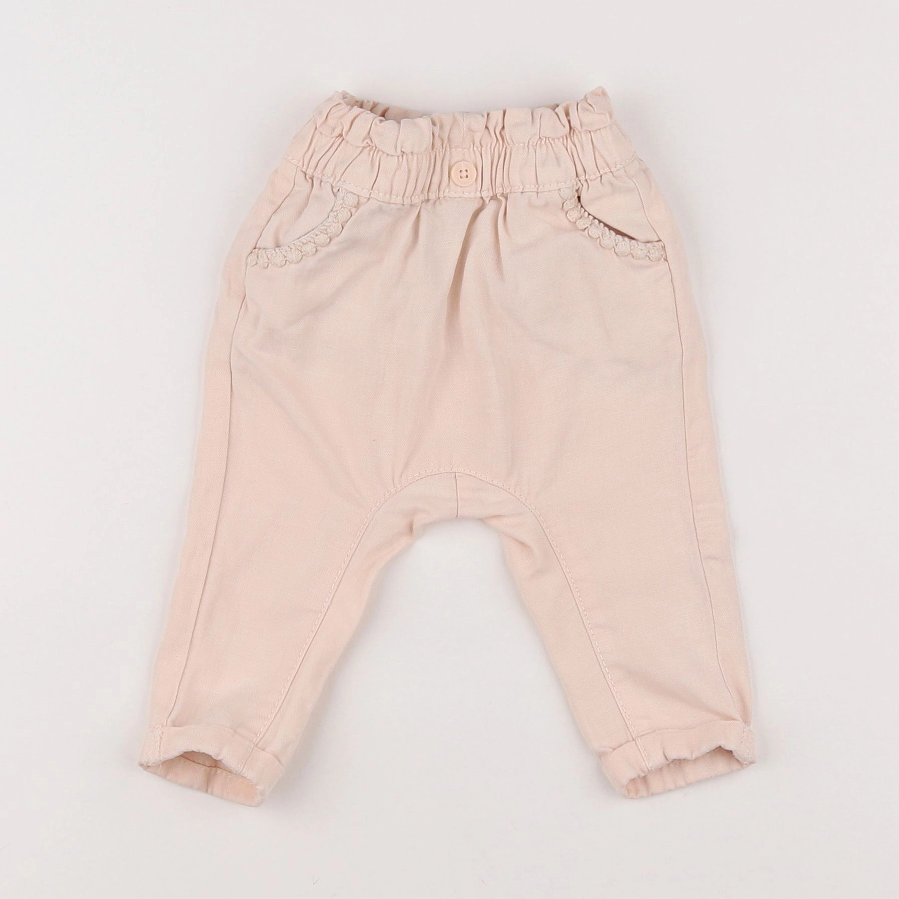 Tape à l'oeil - pantalon rose - 6 mois