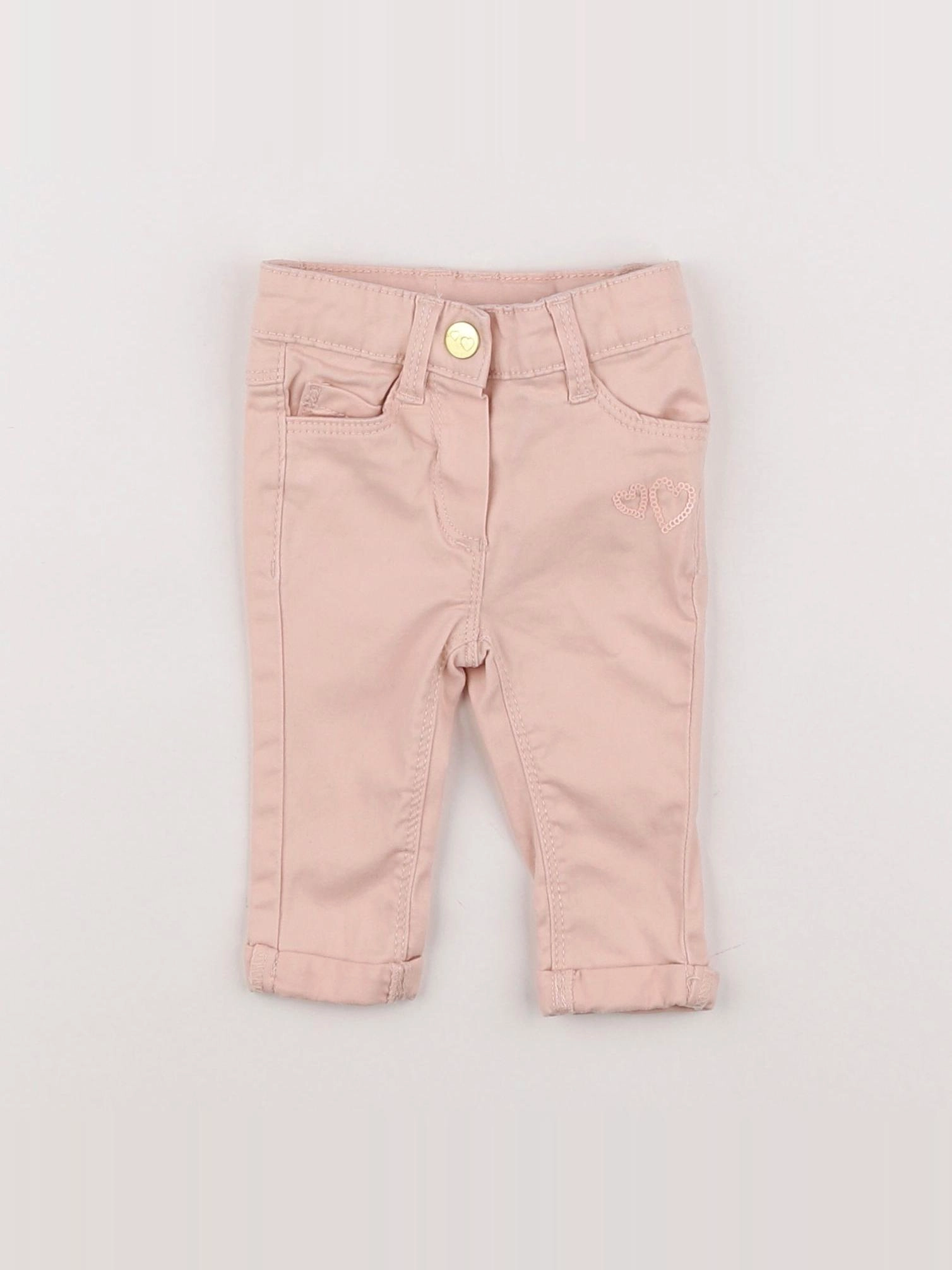 Tape à l'oeil - pantalon rose - 3 mois