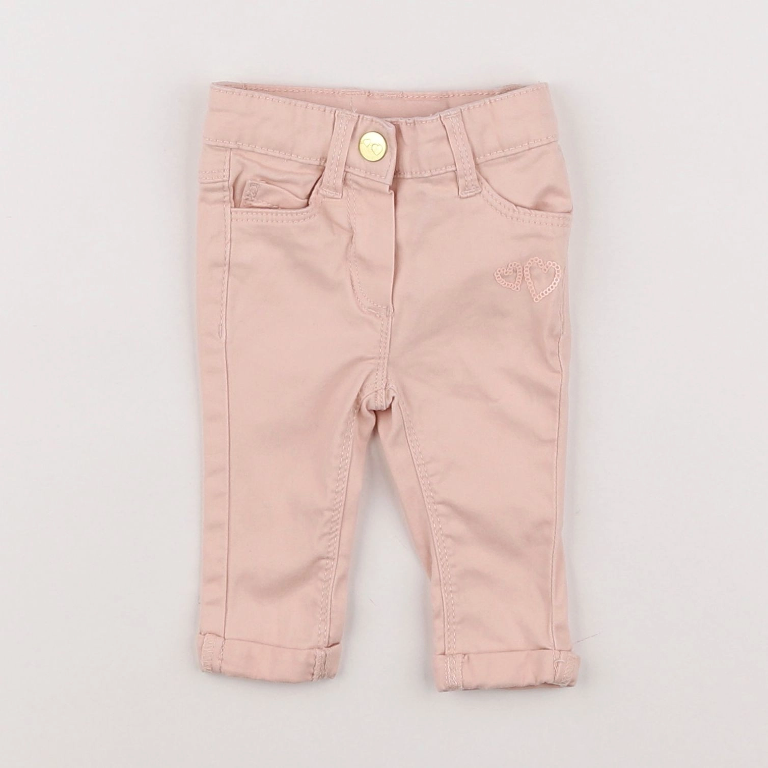Tape à l'oeil - pantalon rose - 3 mois