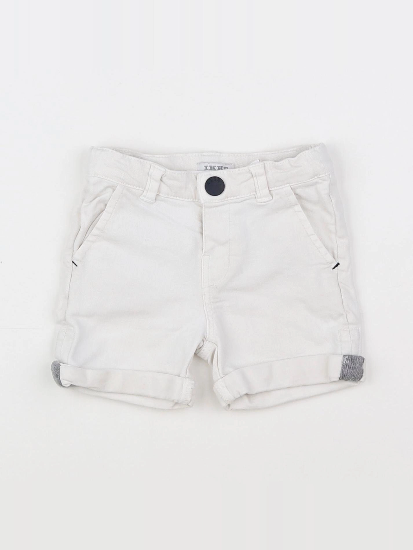 IKKS - short blanc - 12 mois