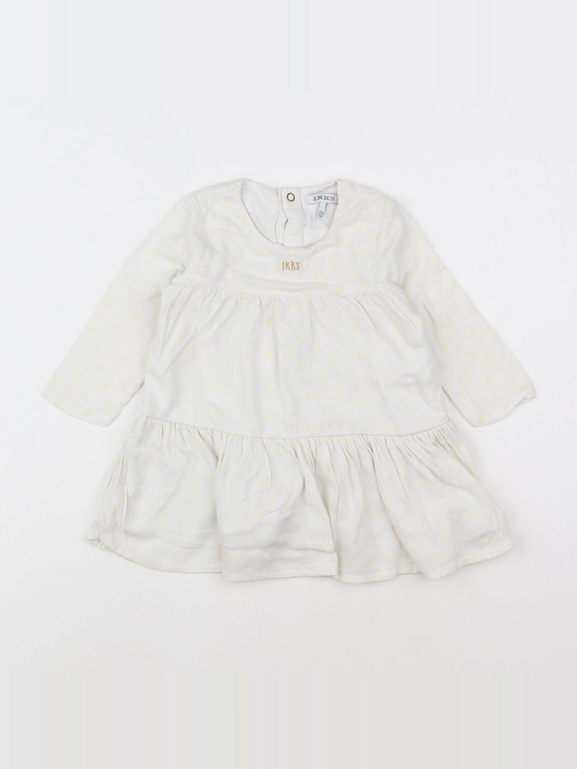 IKKS - robe beige - 12 mois