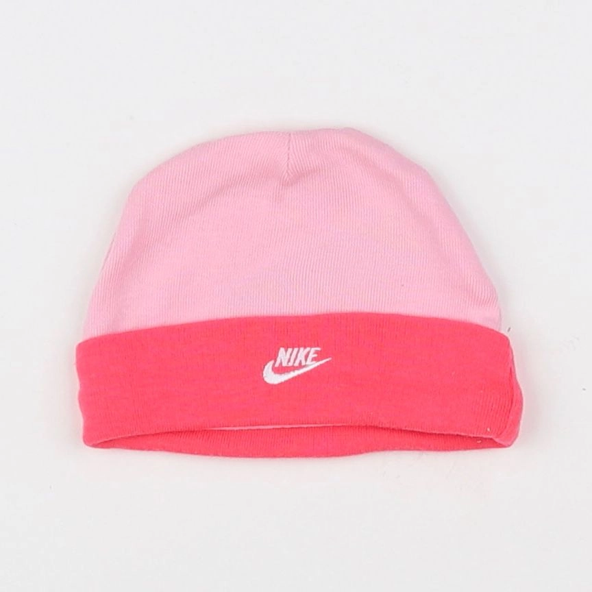 Nike - bonnet rose - 6/9 mois