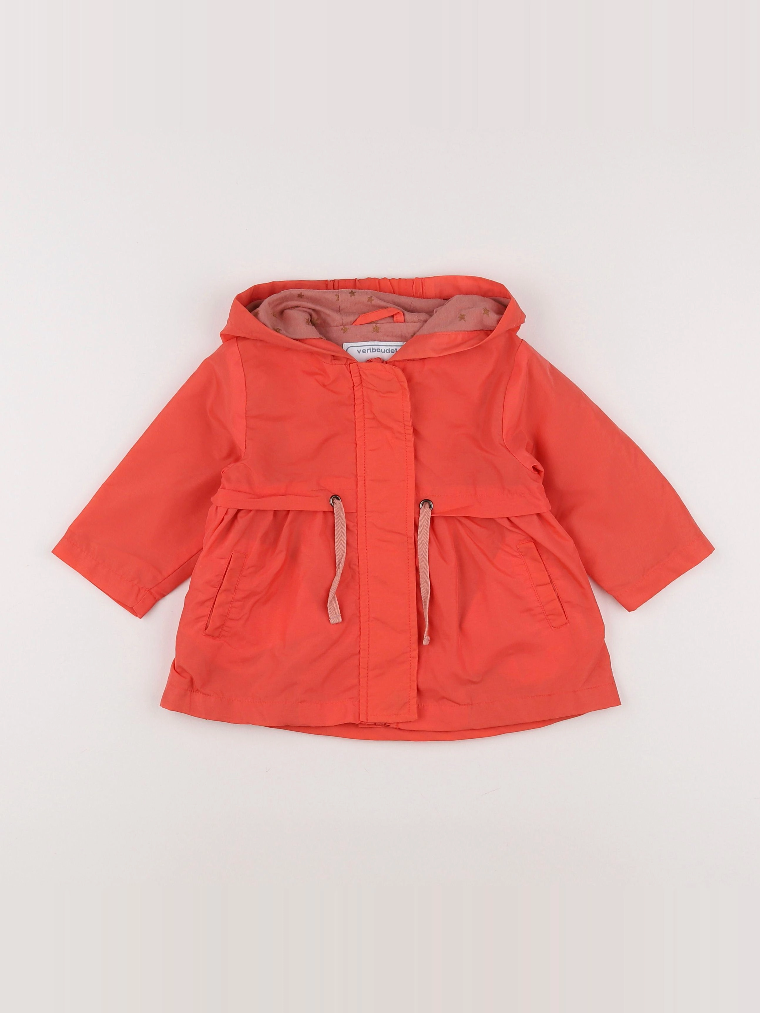 Vertbaudet - imperméable rose - 12 mois