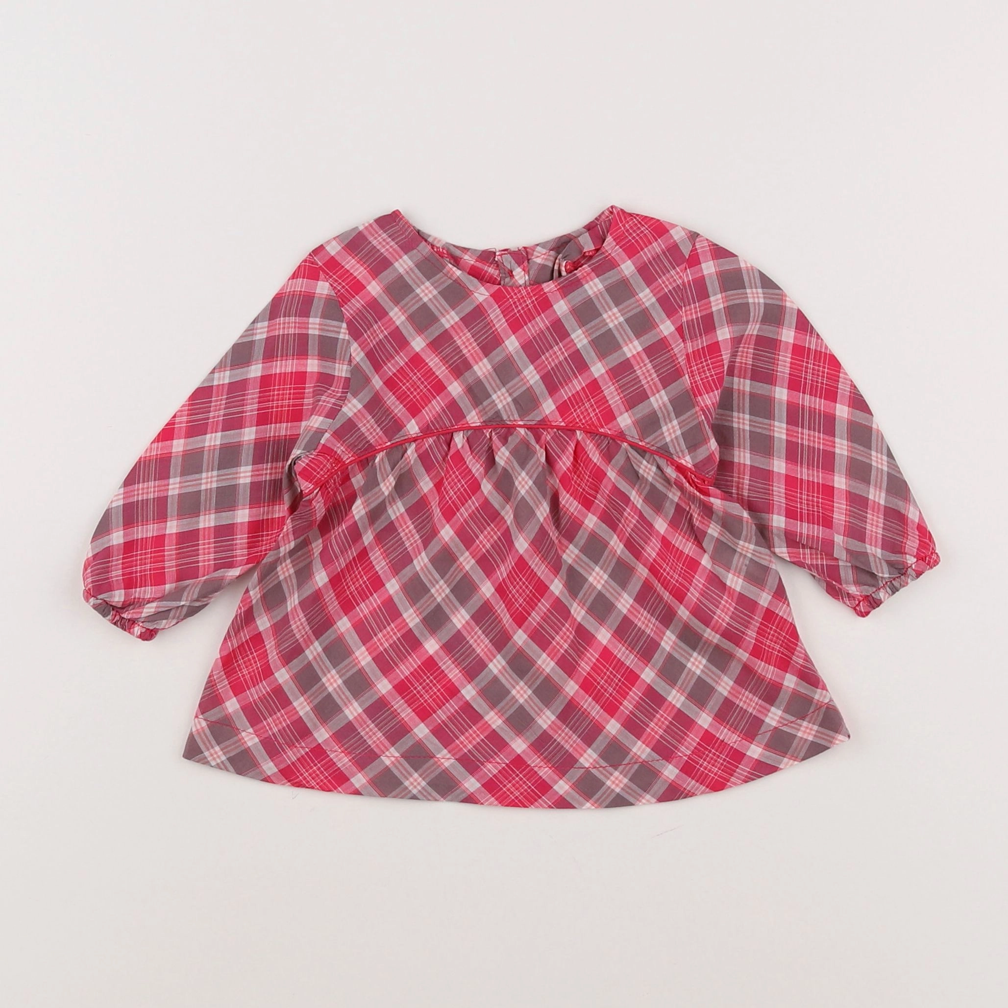 Tape à l'oeil - blouse gris, rose - 3 mois