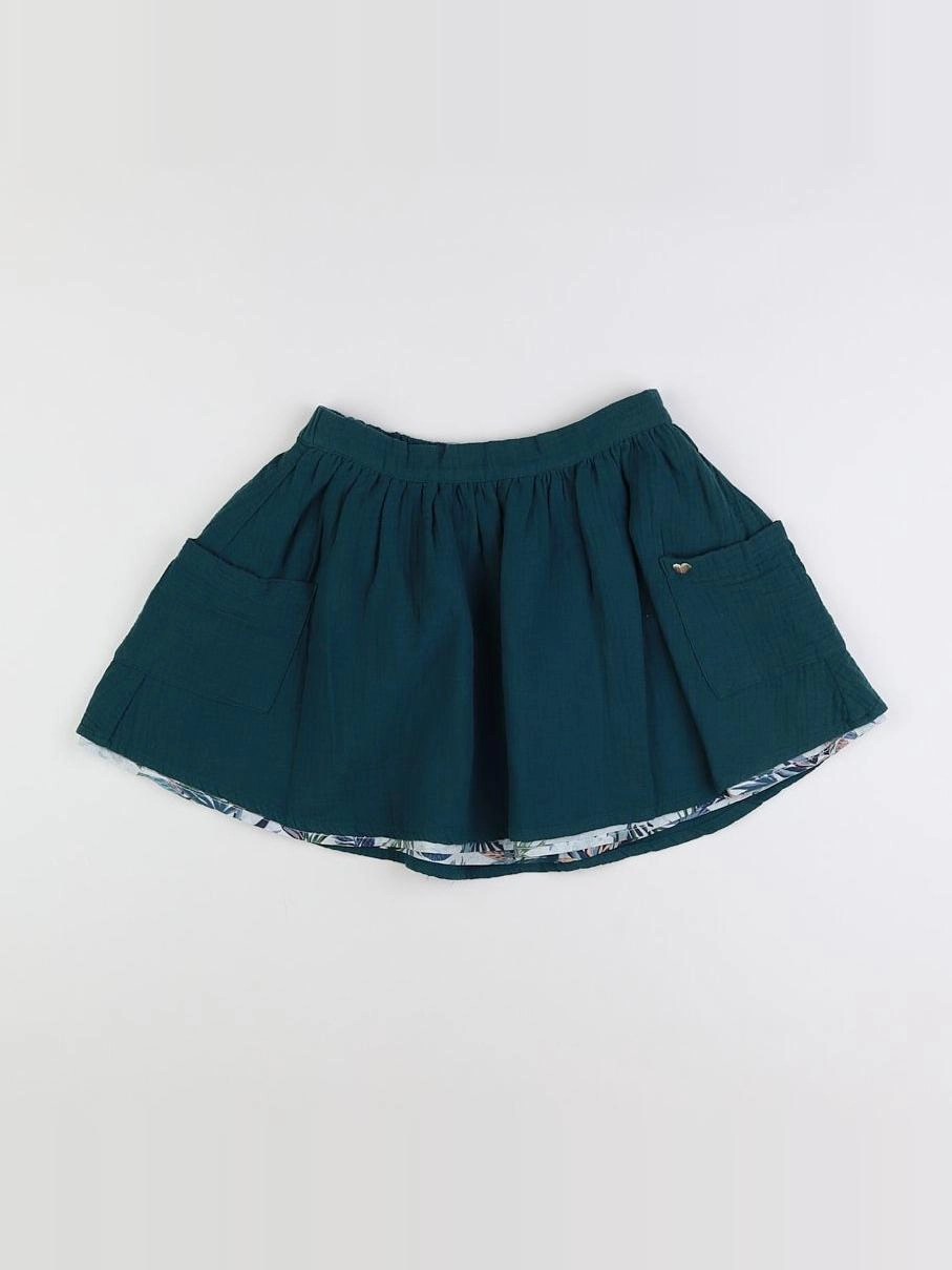 Vertbaudet - jupe vert - 9 ans