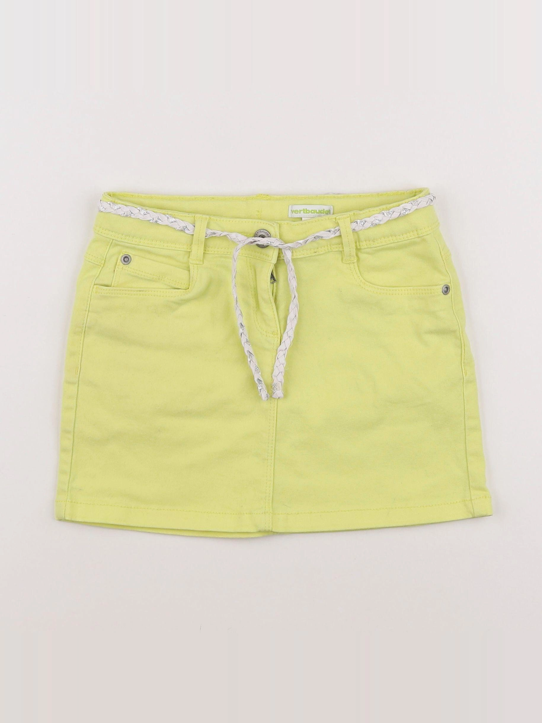 Vertbaudet - jupe jaune - 8 ans