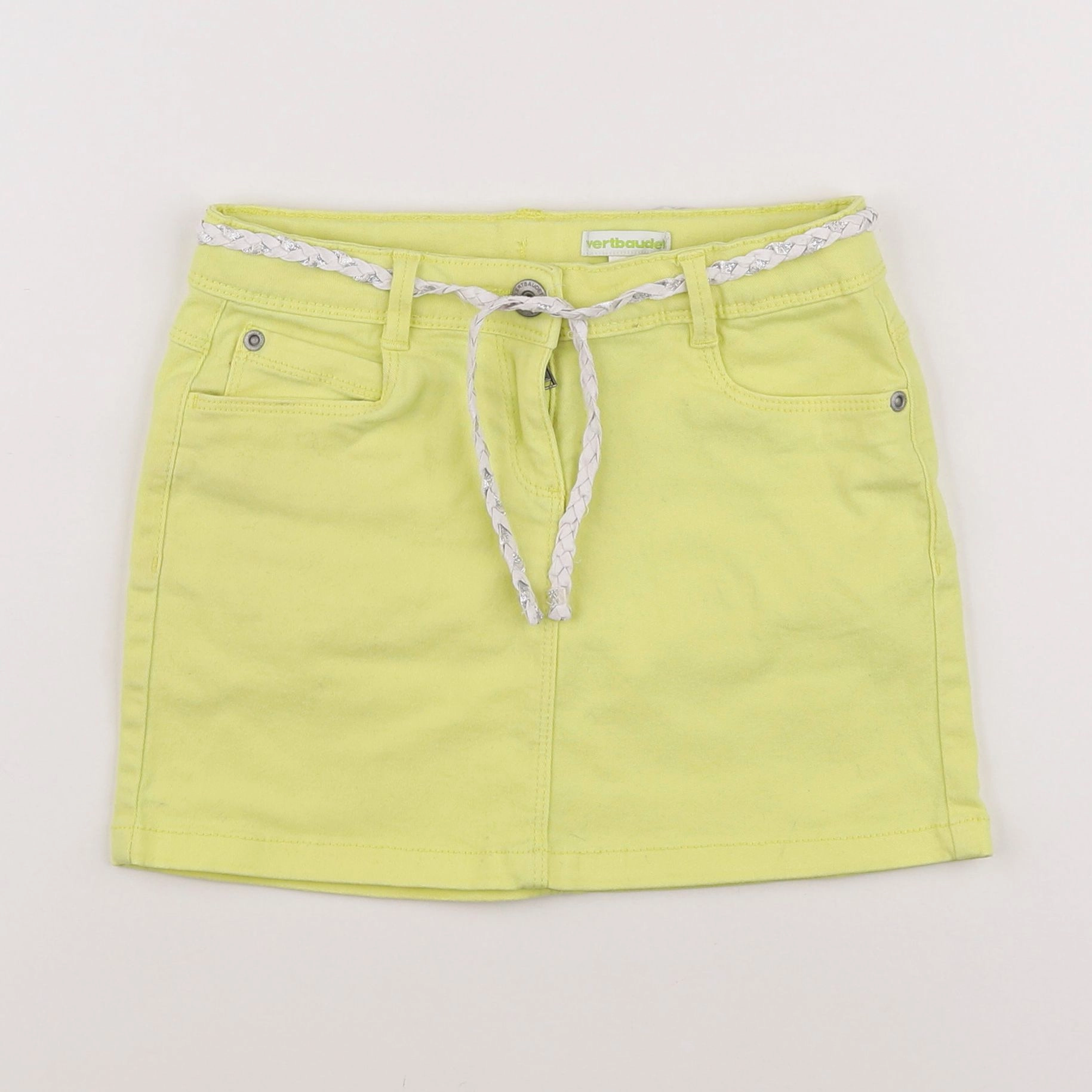 Vertbaudet - jupe jaune - 8 ans