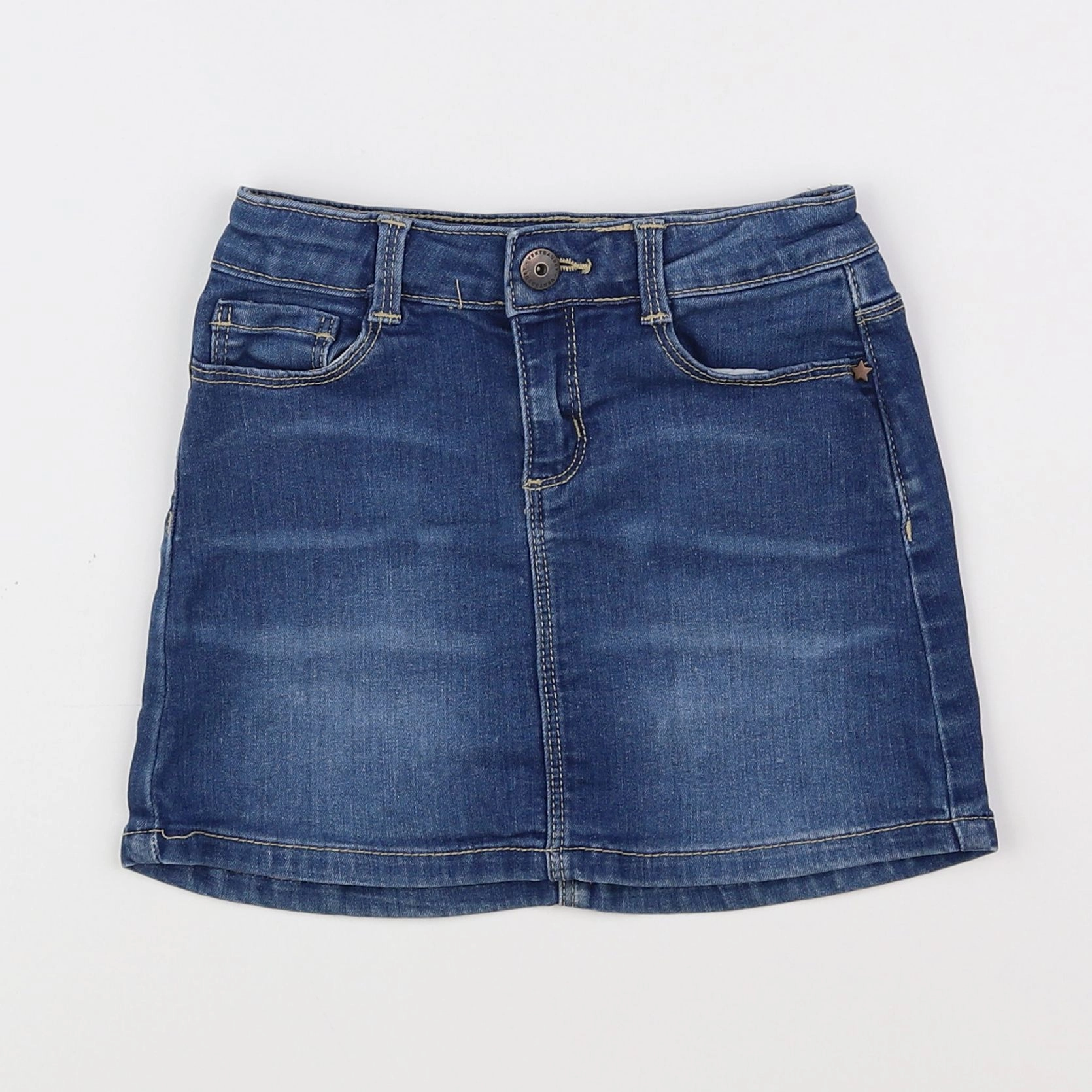 Vertbaudet - jupe bleu - 5 ans