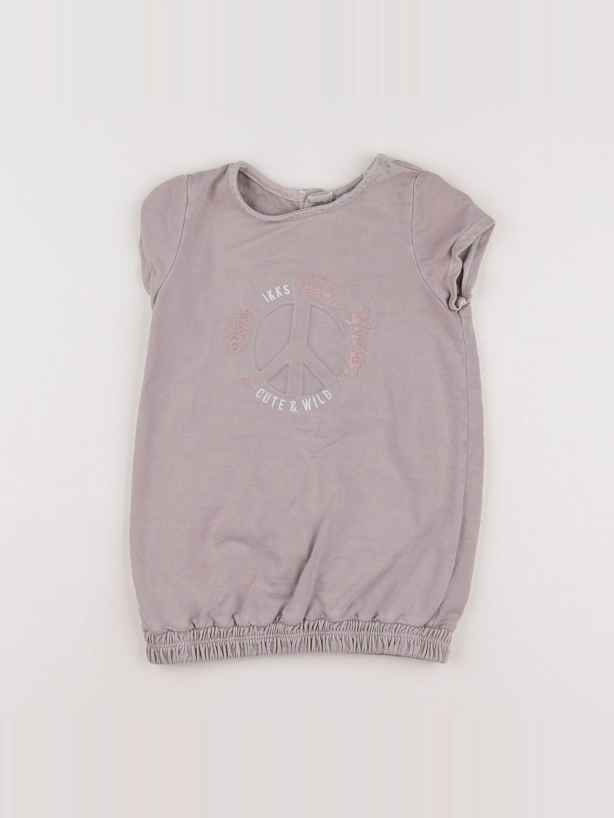 IKKS - robe gris - 18 mois