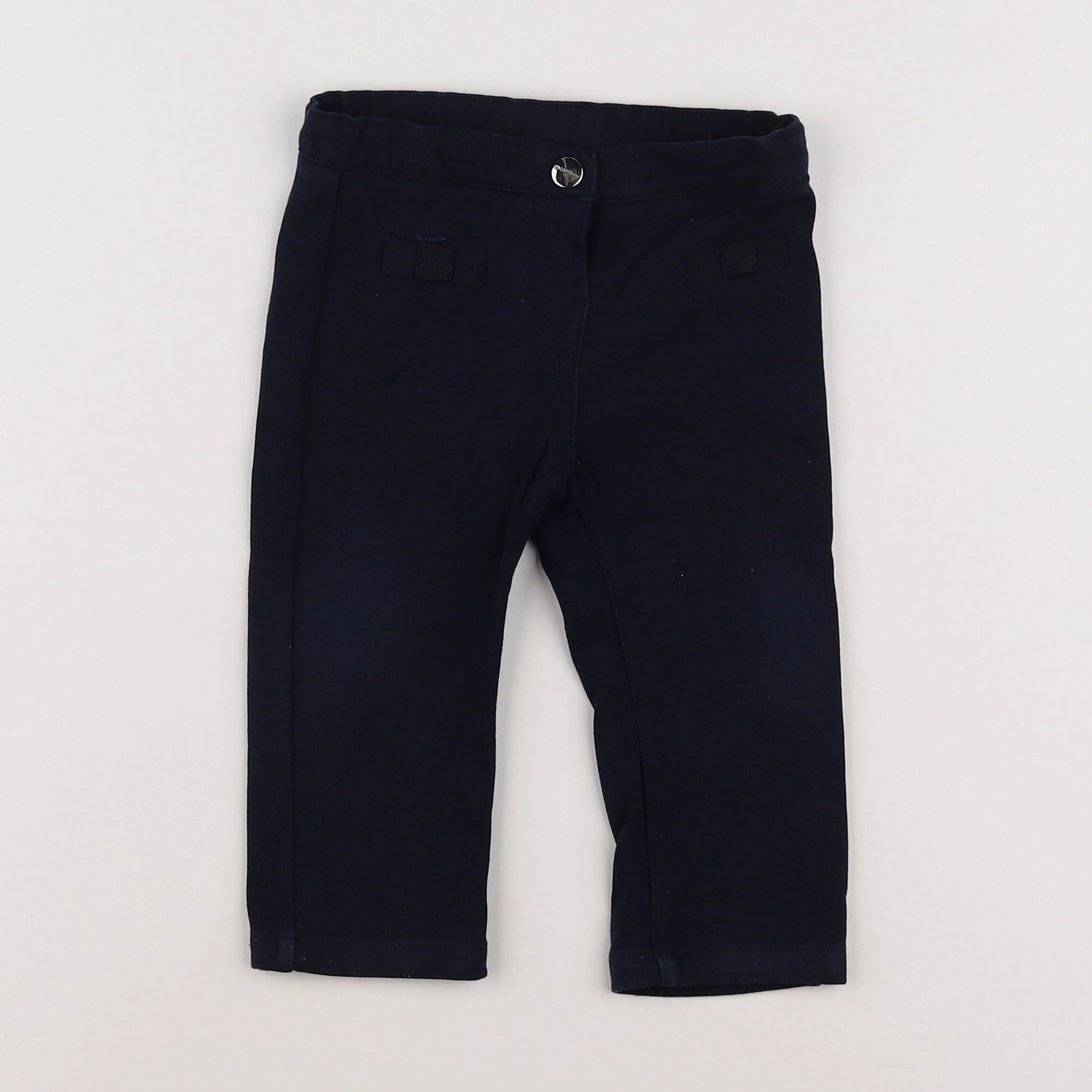 Jacadi - pantalon bleu - 12 mois