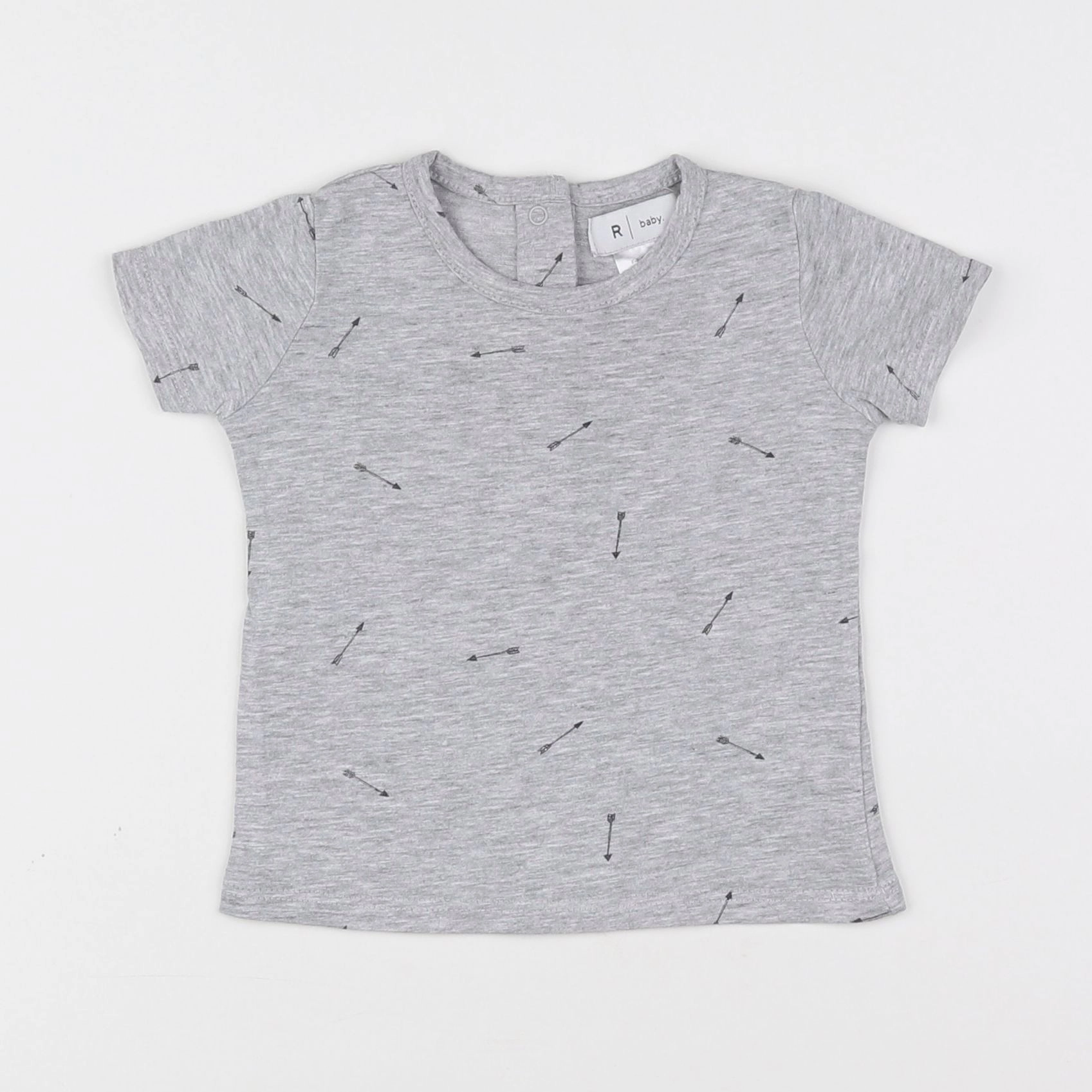 La Redoute - tee-shirt gris - 6 mois