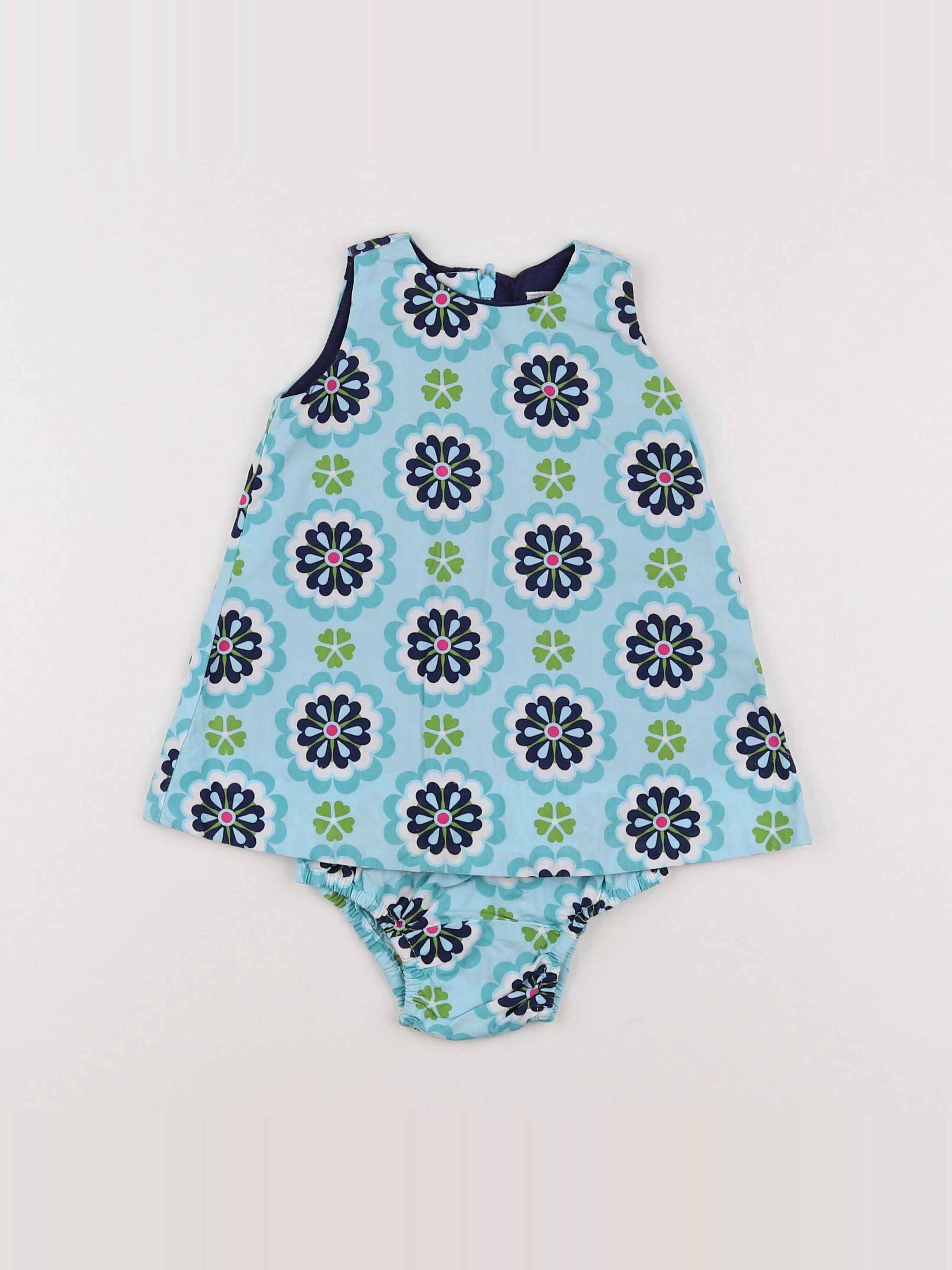 GAP - robe bleu - 3/6 mois