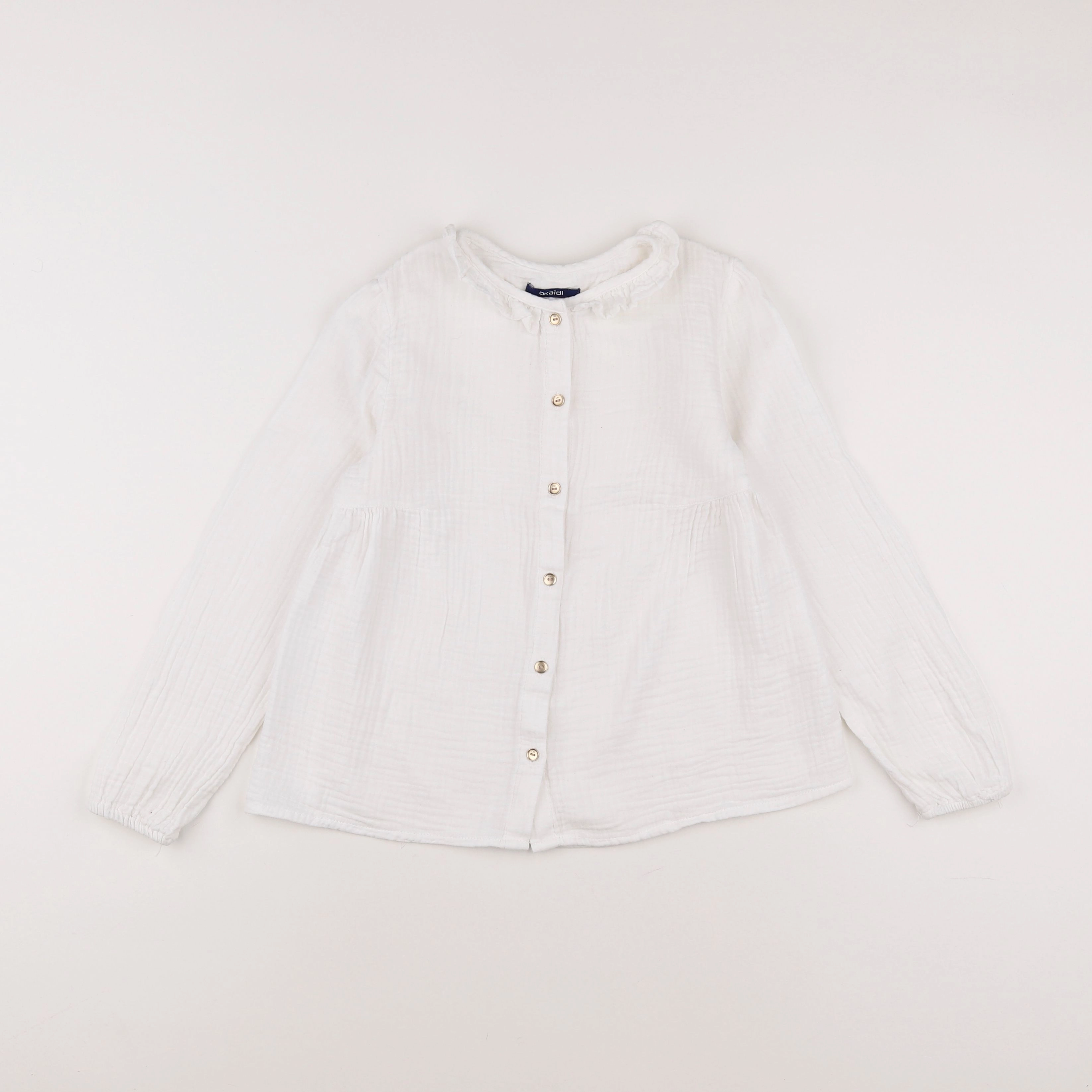 Okaidi - blouse blanc - 8 ans