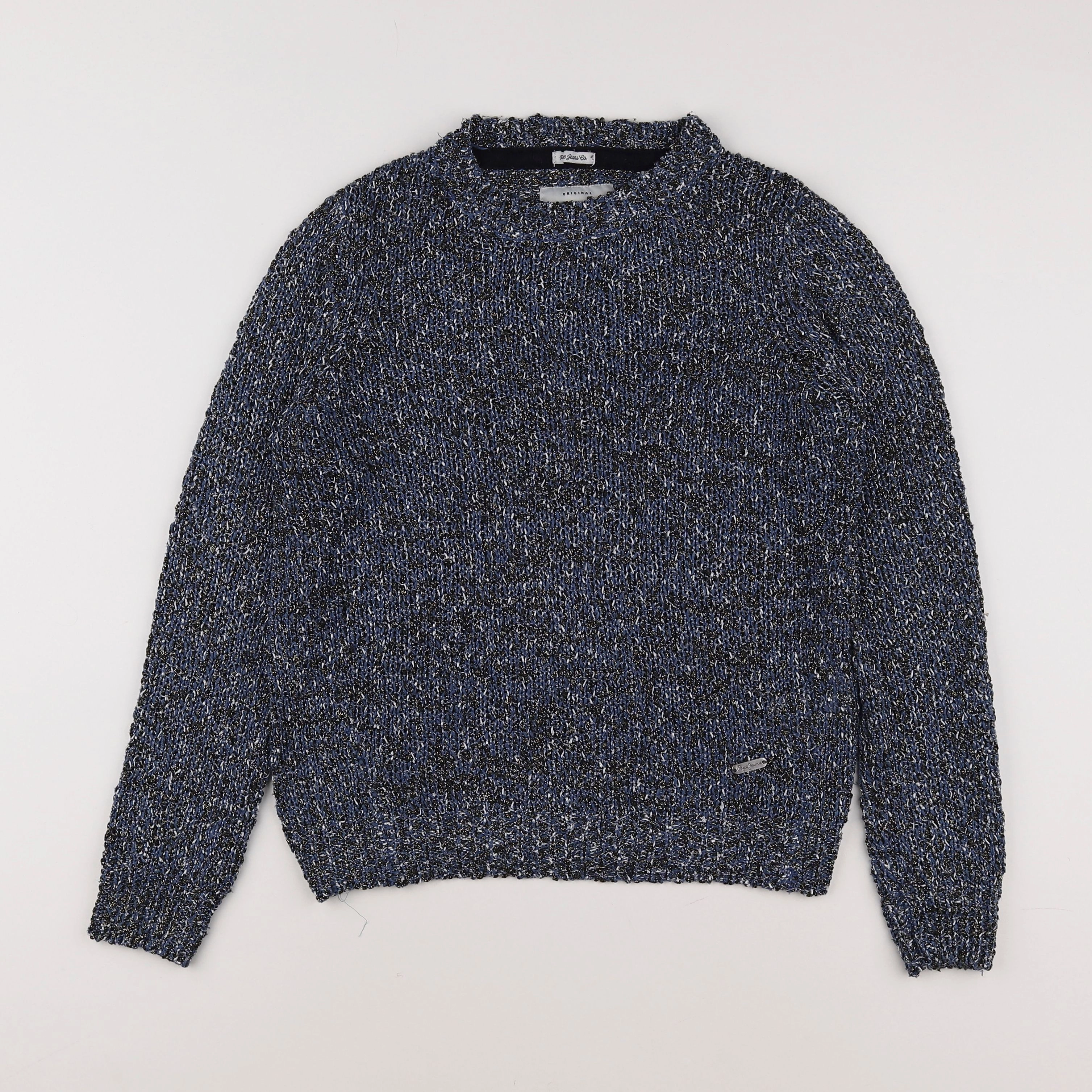 Pepe Jeans - pull bleu, argent - 12 ans