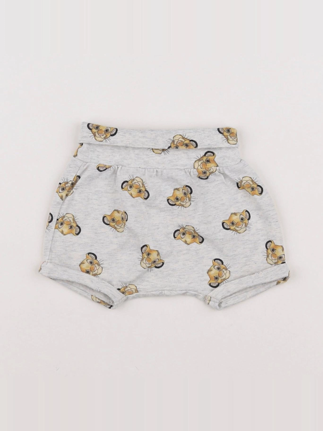 H&M - short gris - 1/3 mois