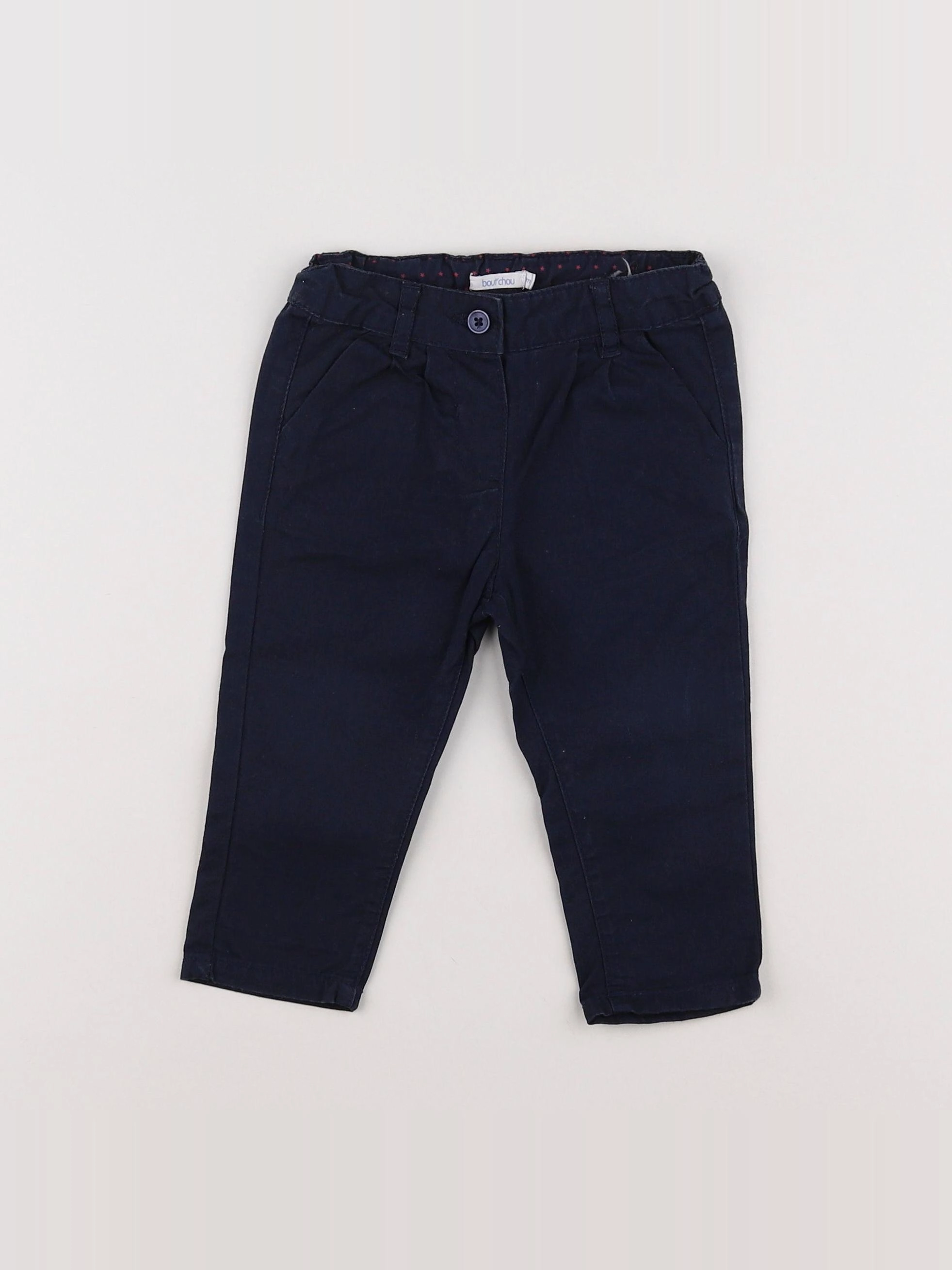 Boutchou - pantalon bleu - 9 mois
