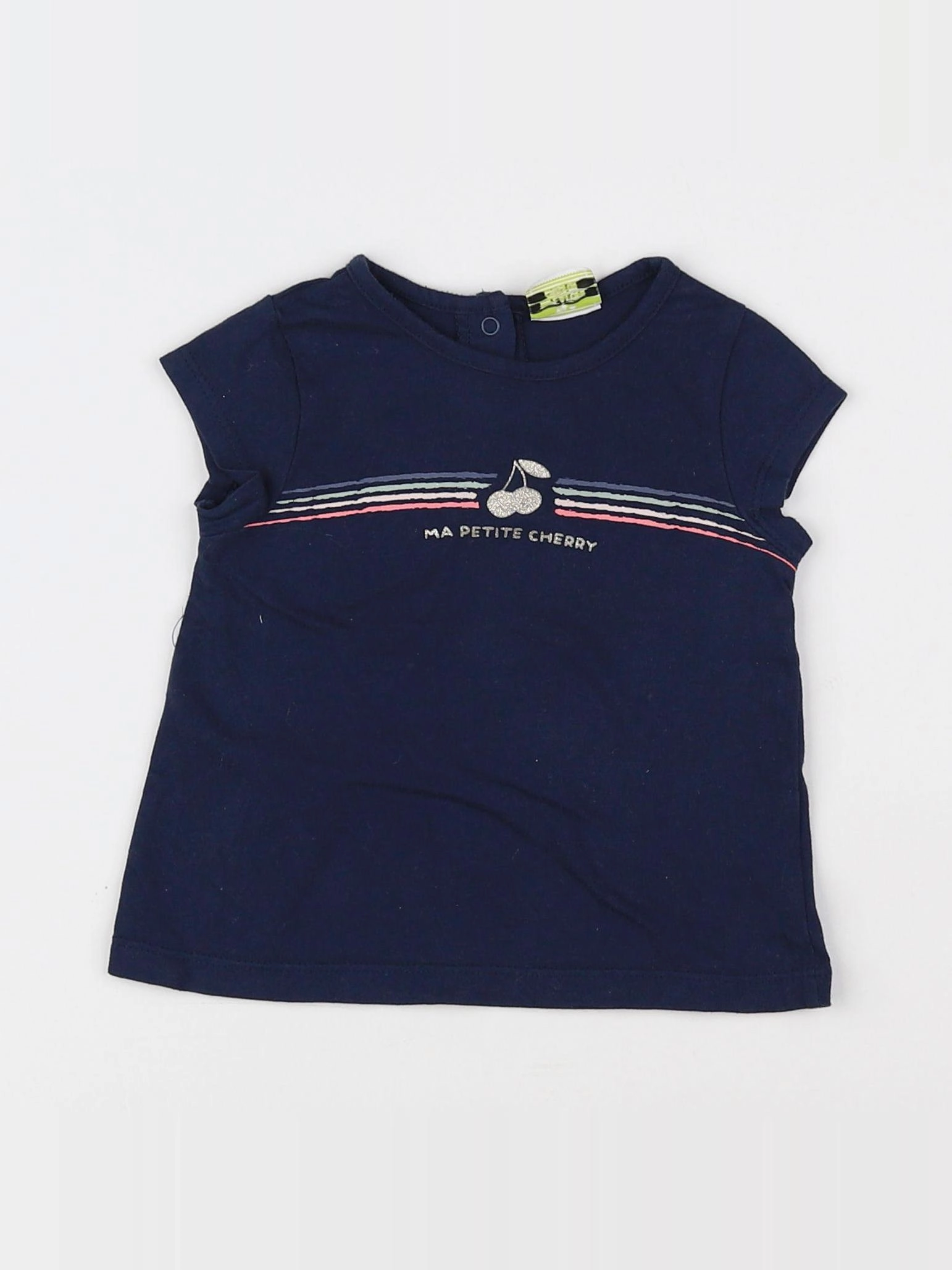 Tape à l'oeil - tee-shirt bleu - 6 mois