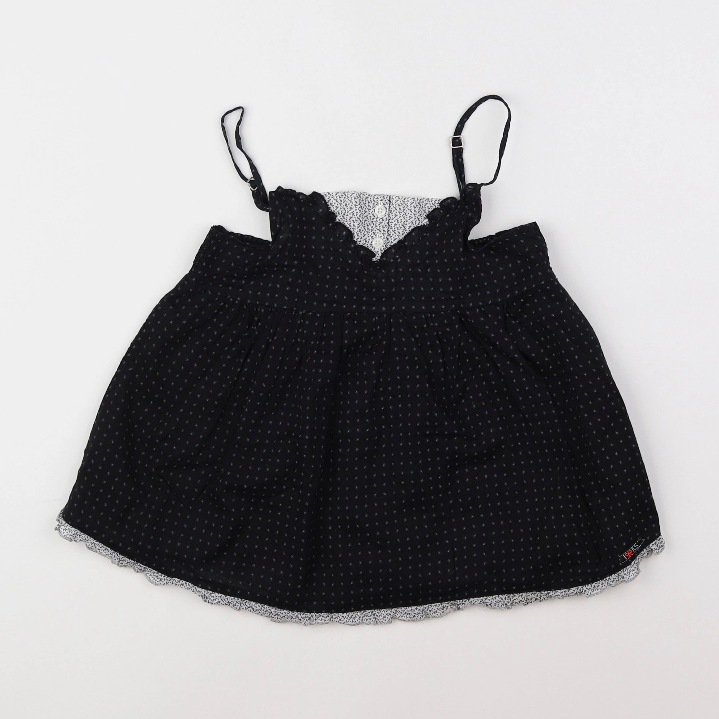 IKKS - blouse bleu, blanc - 8 ans