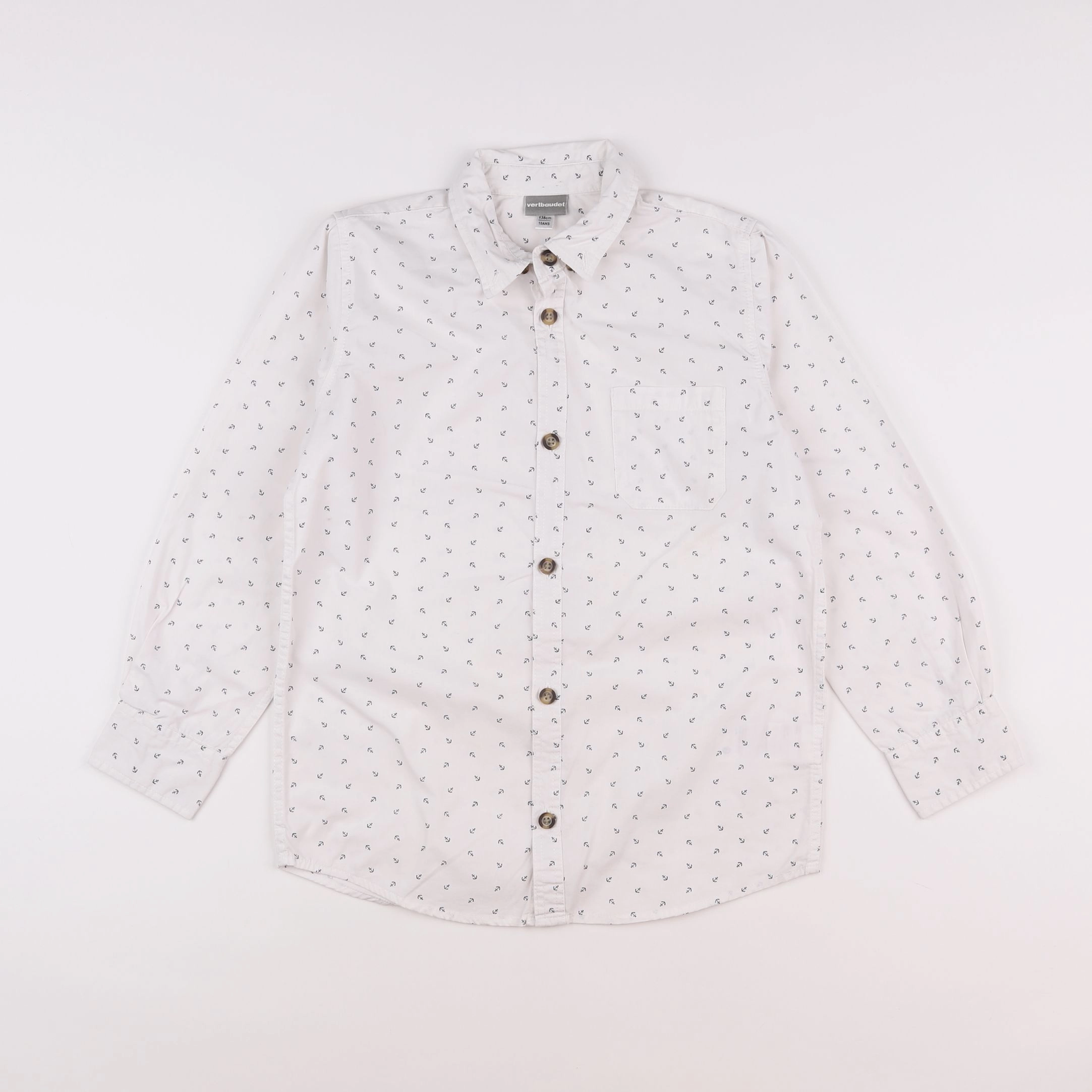 Vertbaudet - chemise blanc - 10 ans