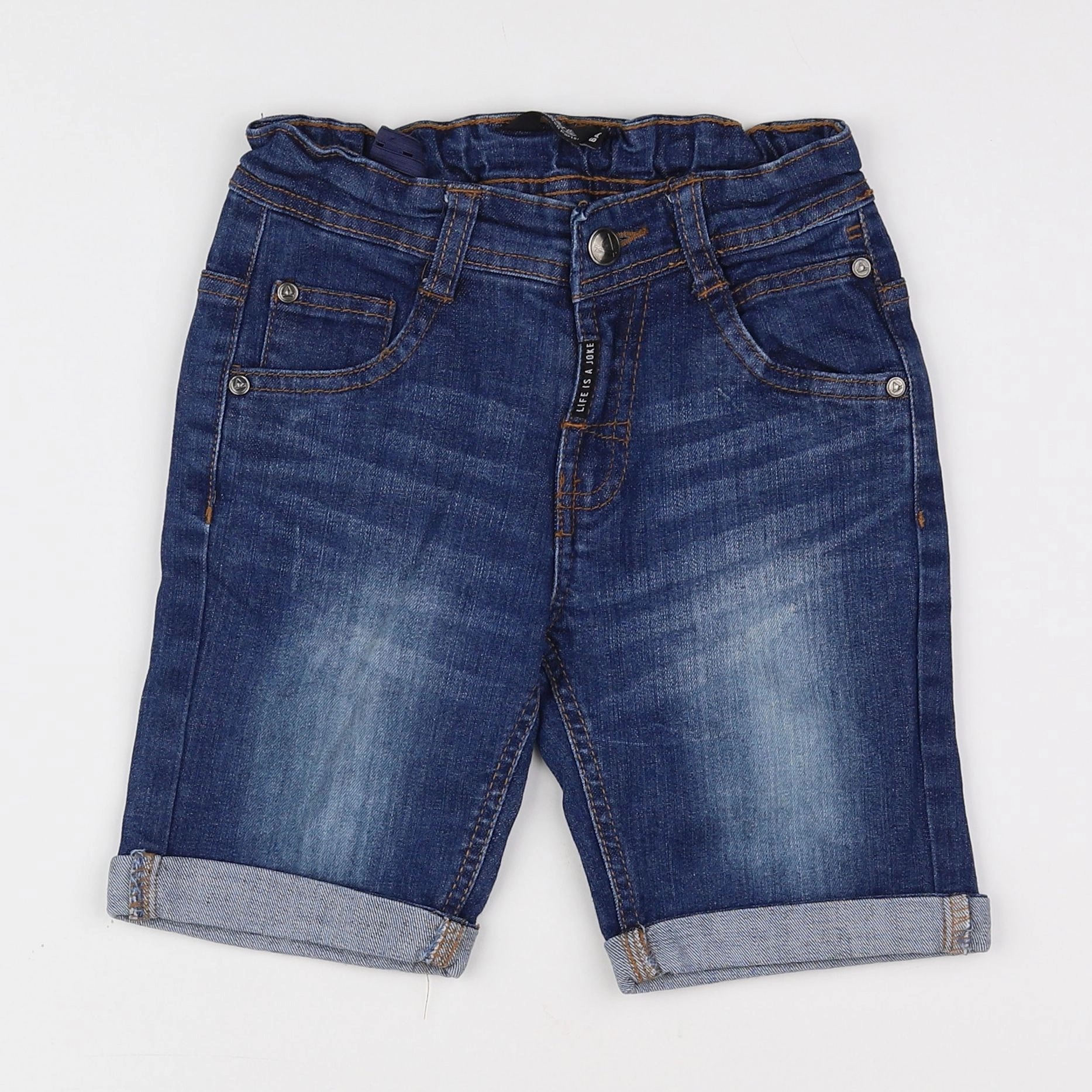 Little Eleven Paris - short bleu - 6 ans