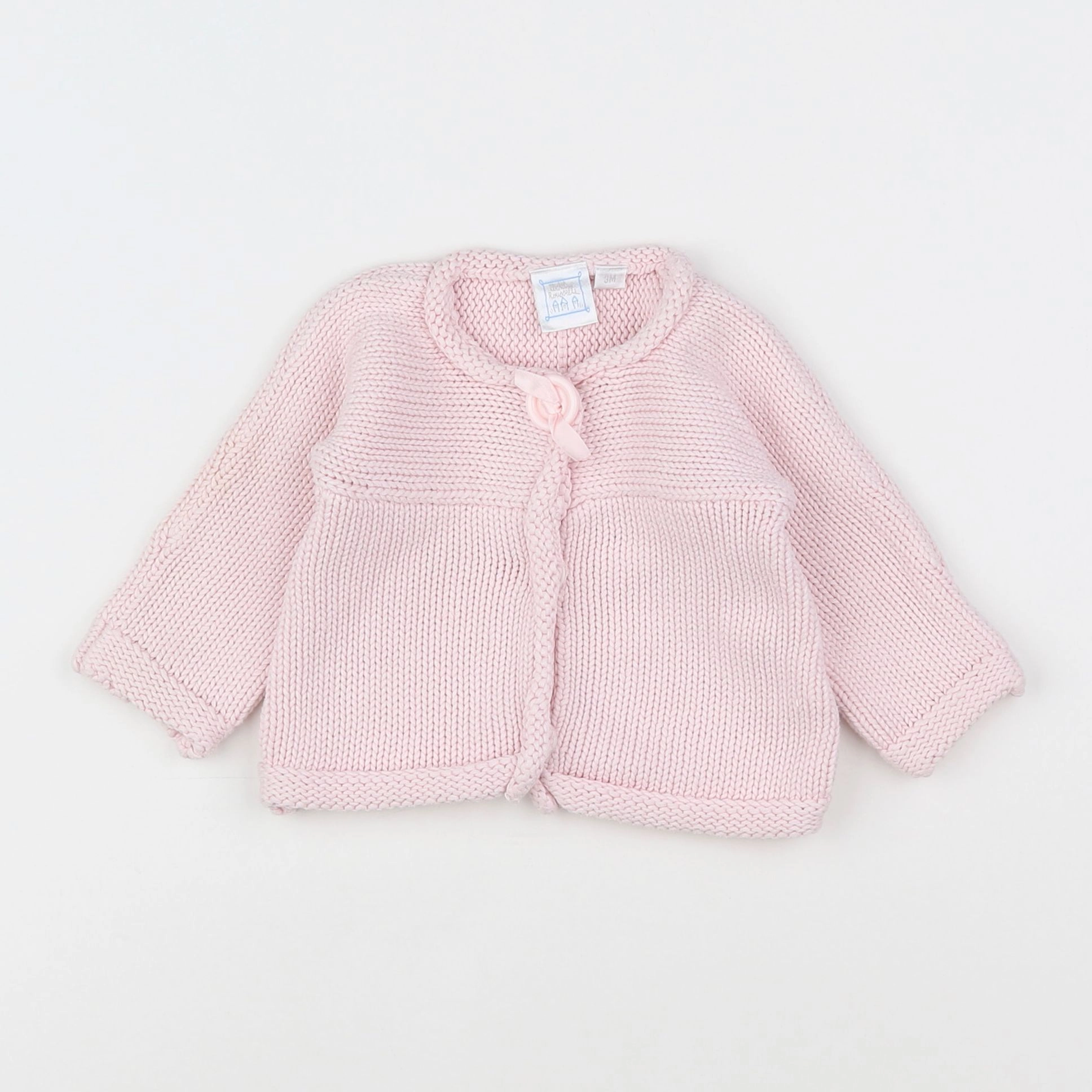 Cadet Rousselle - gilet rose - 3 mois