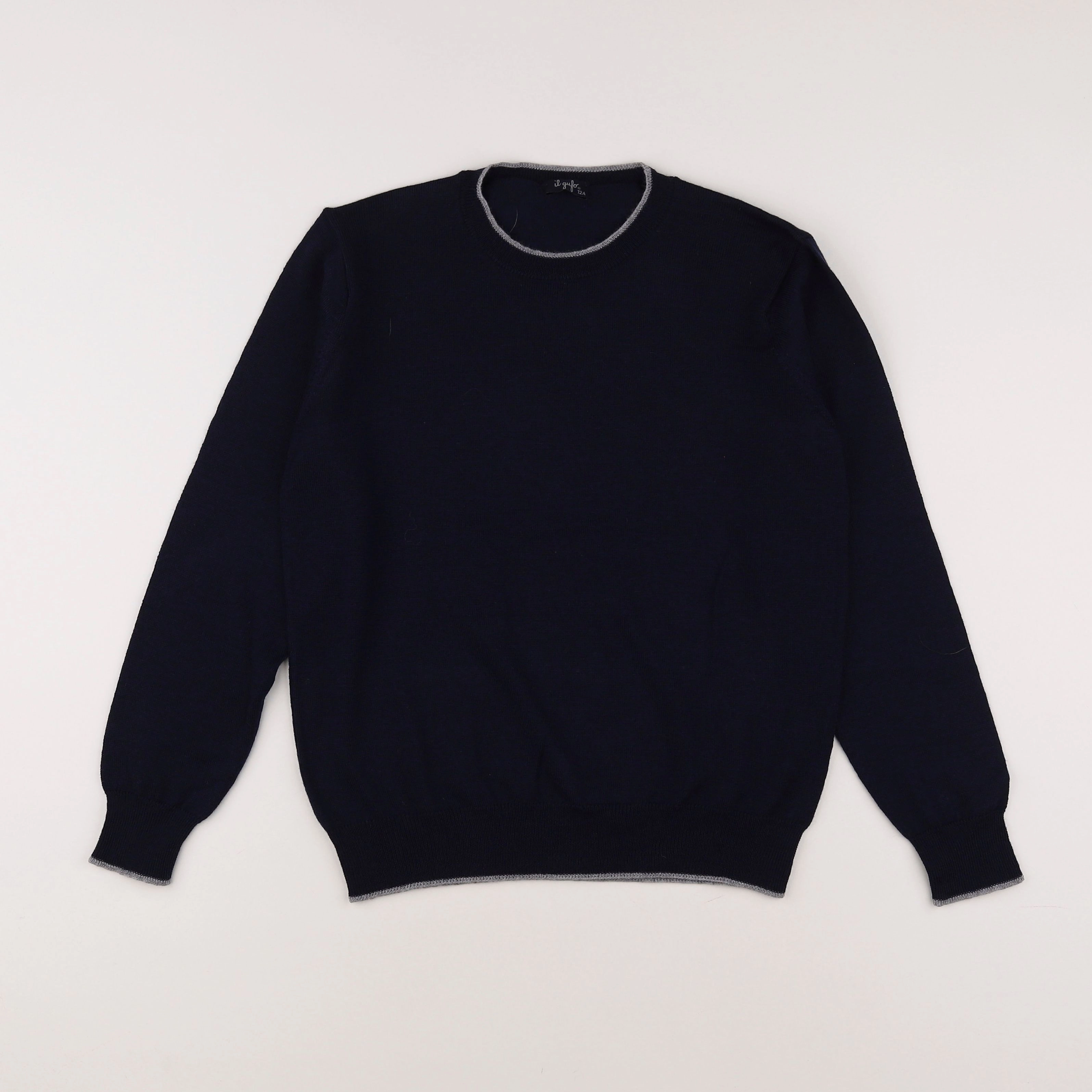 Il Gufo - pull bleu - 12 ans