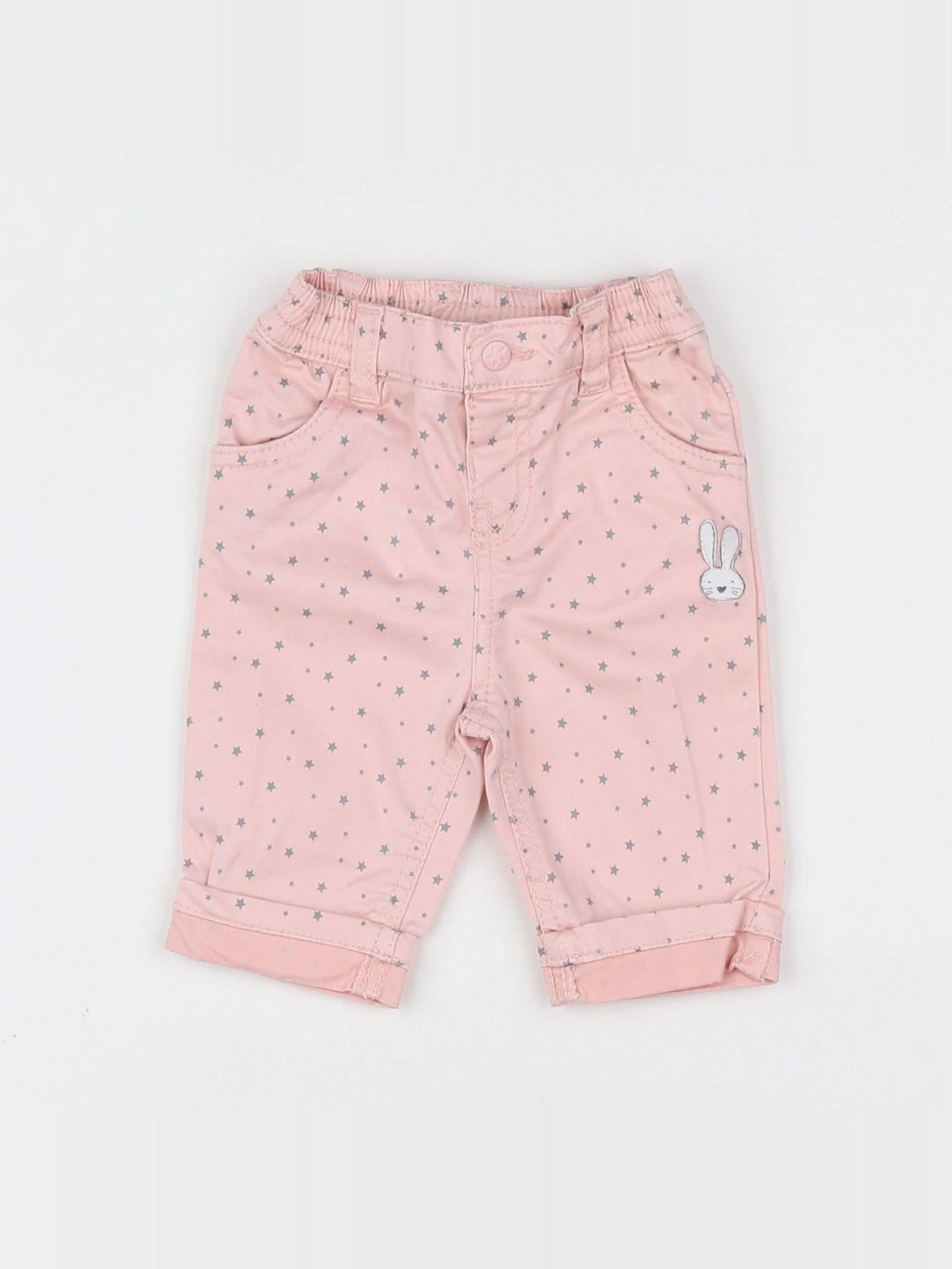 Cadet Rousselle - pantalon rose - 3 mois