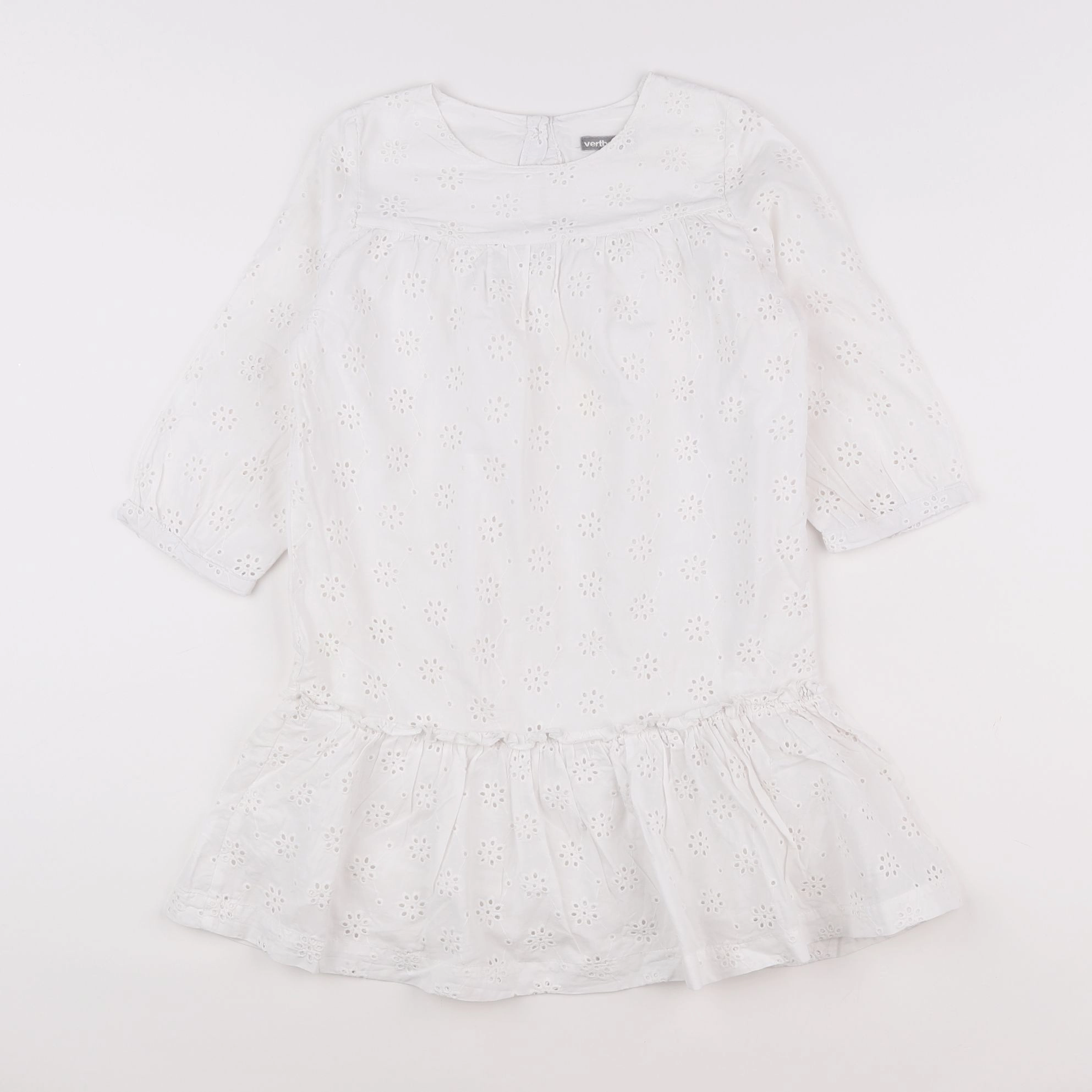 Vertbaudet - robe blanc - 8 ans