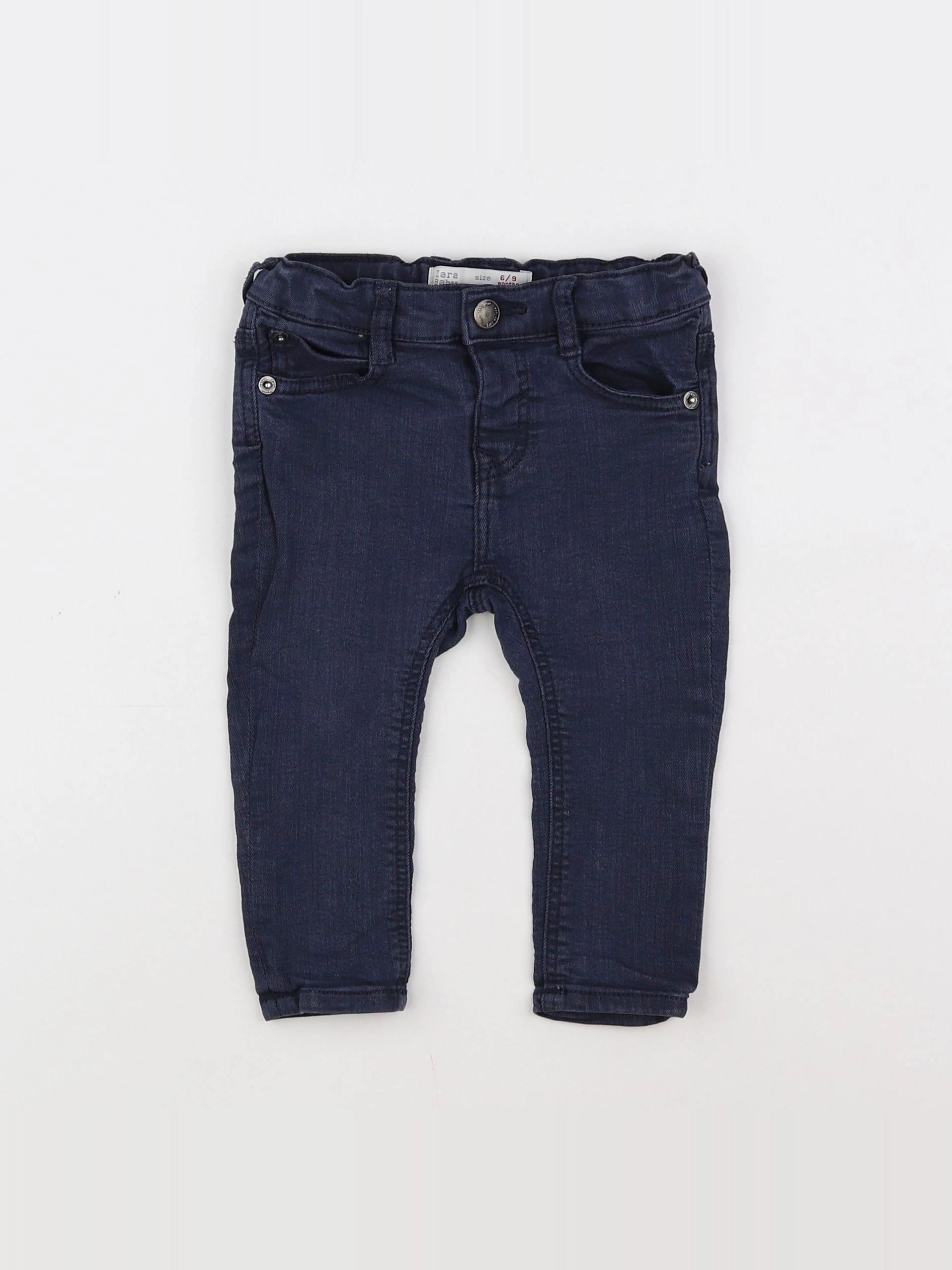 Zara - pantalon bleu - 6/9 mois