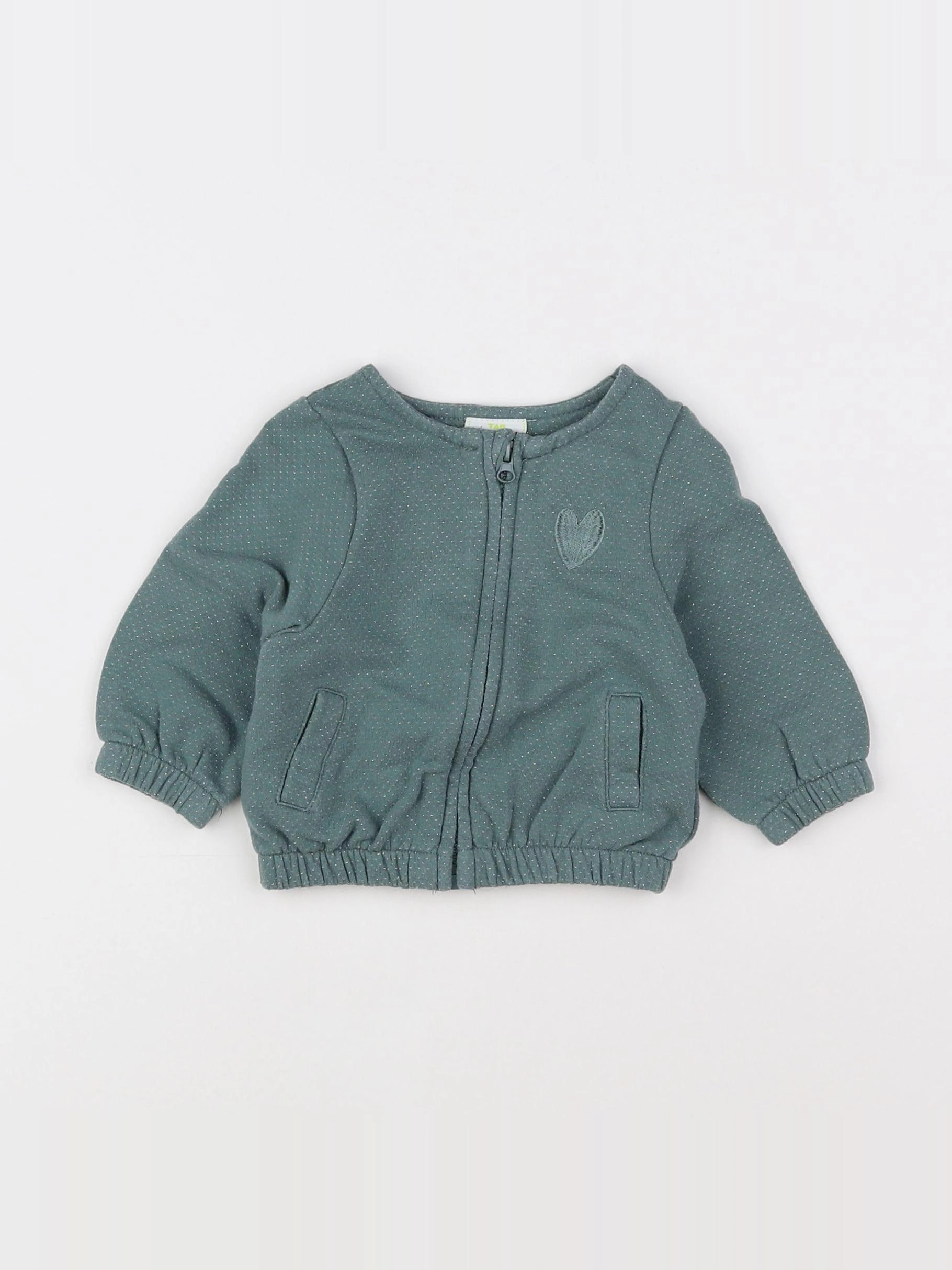 Tape à l'oeil - sweat vert - 3 mois