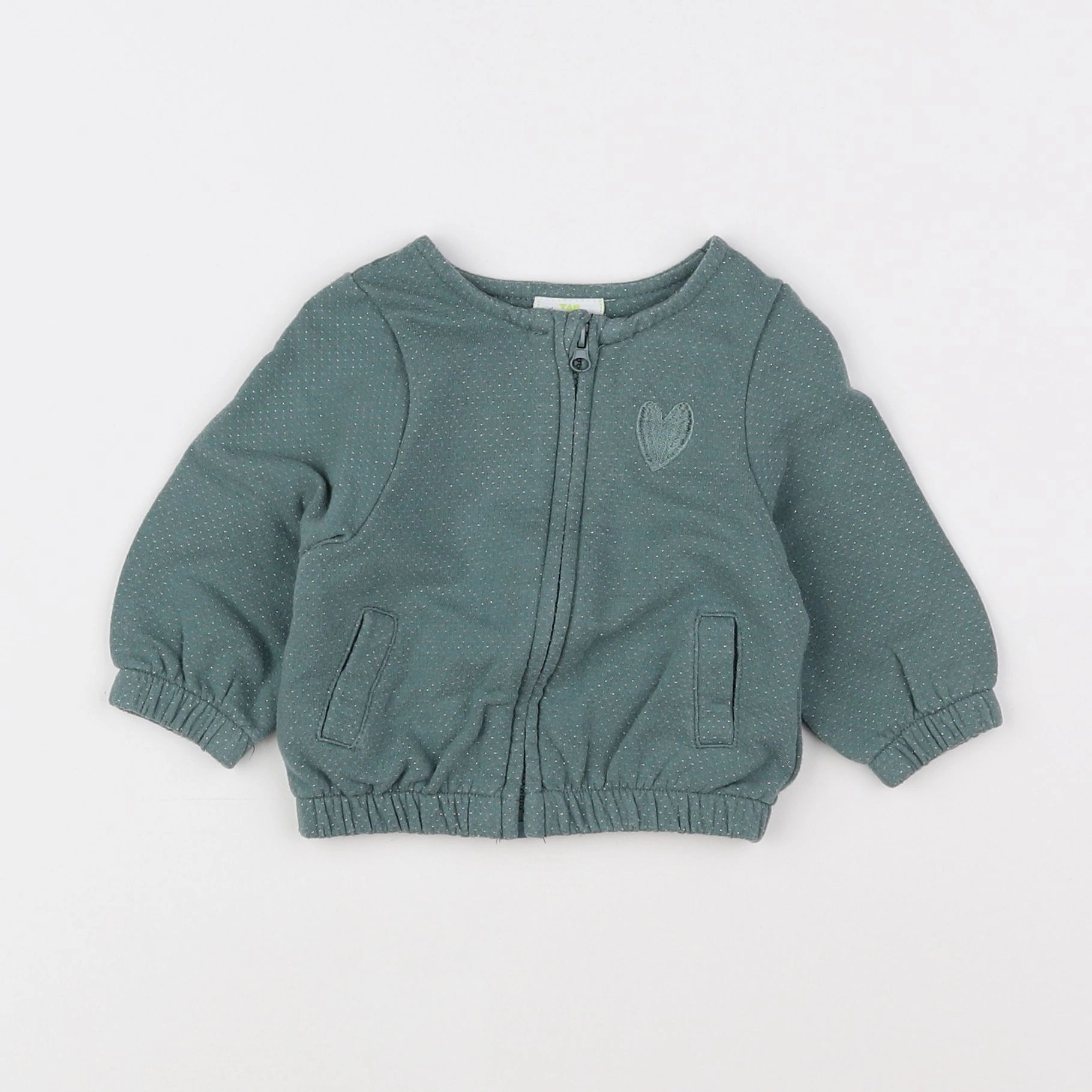 Tape à l'oeil - sweat vert - 3 mois