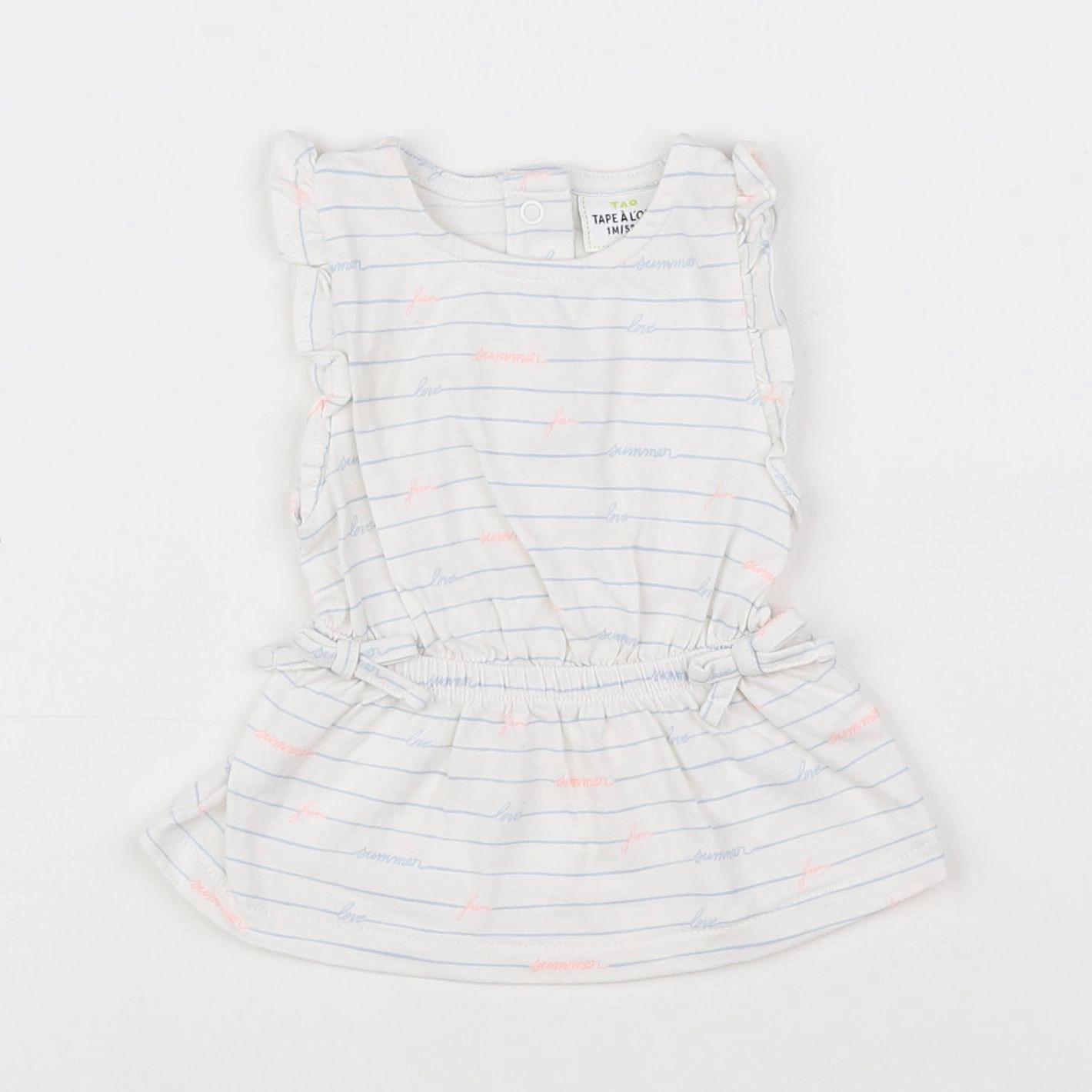 Tape à l'oeil - robe multicolore - 1 mois