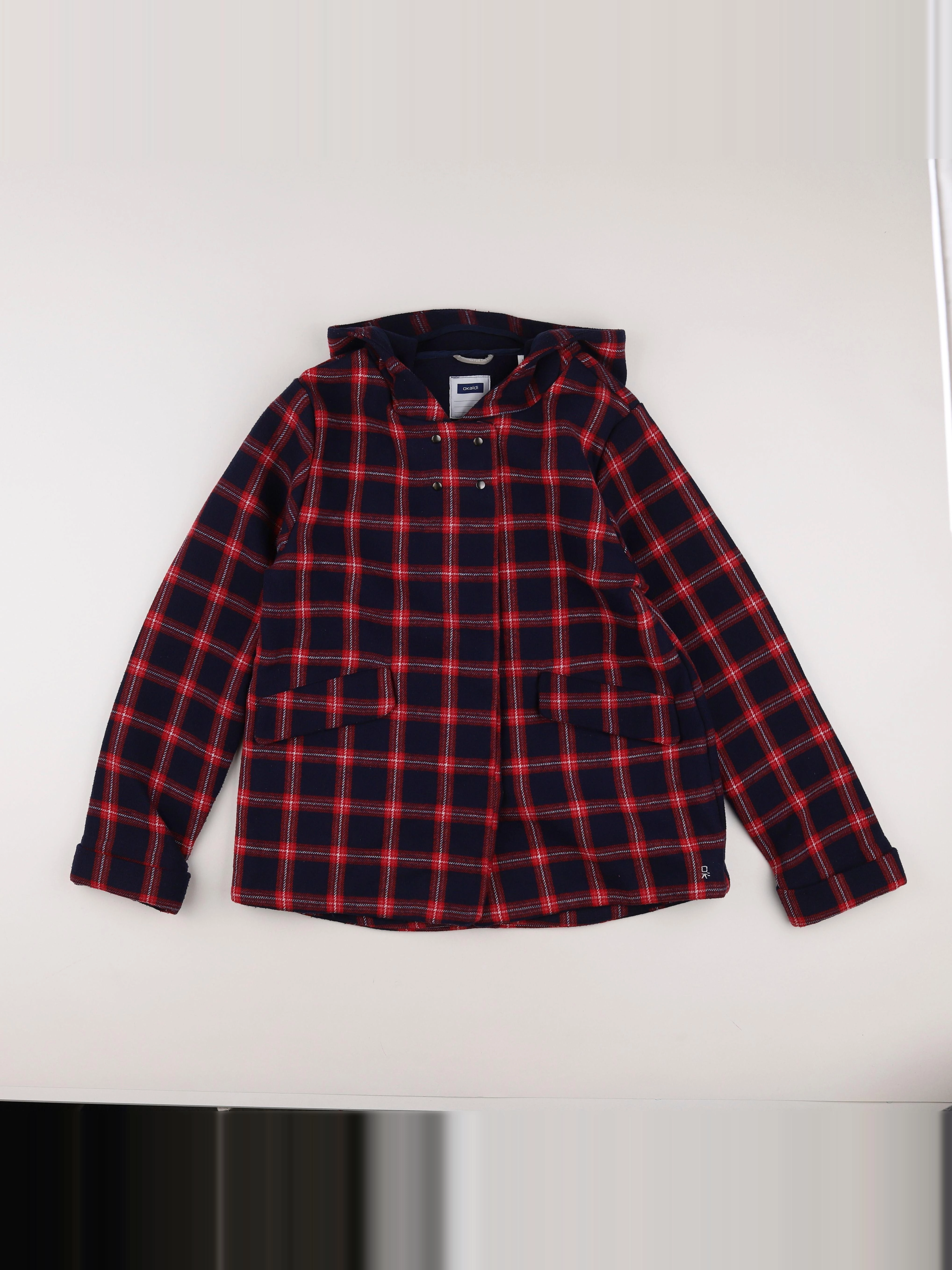 Okaidi - veste bleu, rouge - 14 ans